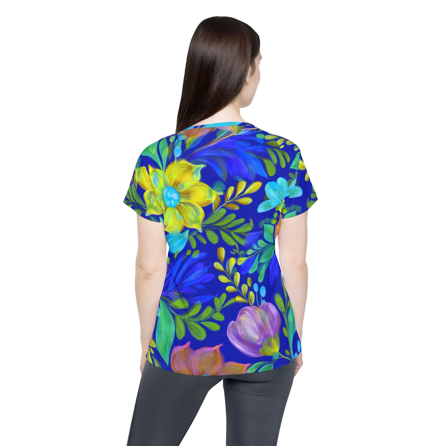 Floral Print Shirt, Shirt with Flowers