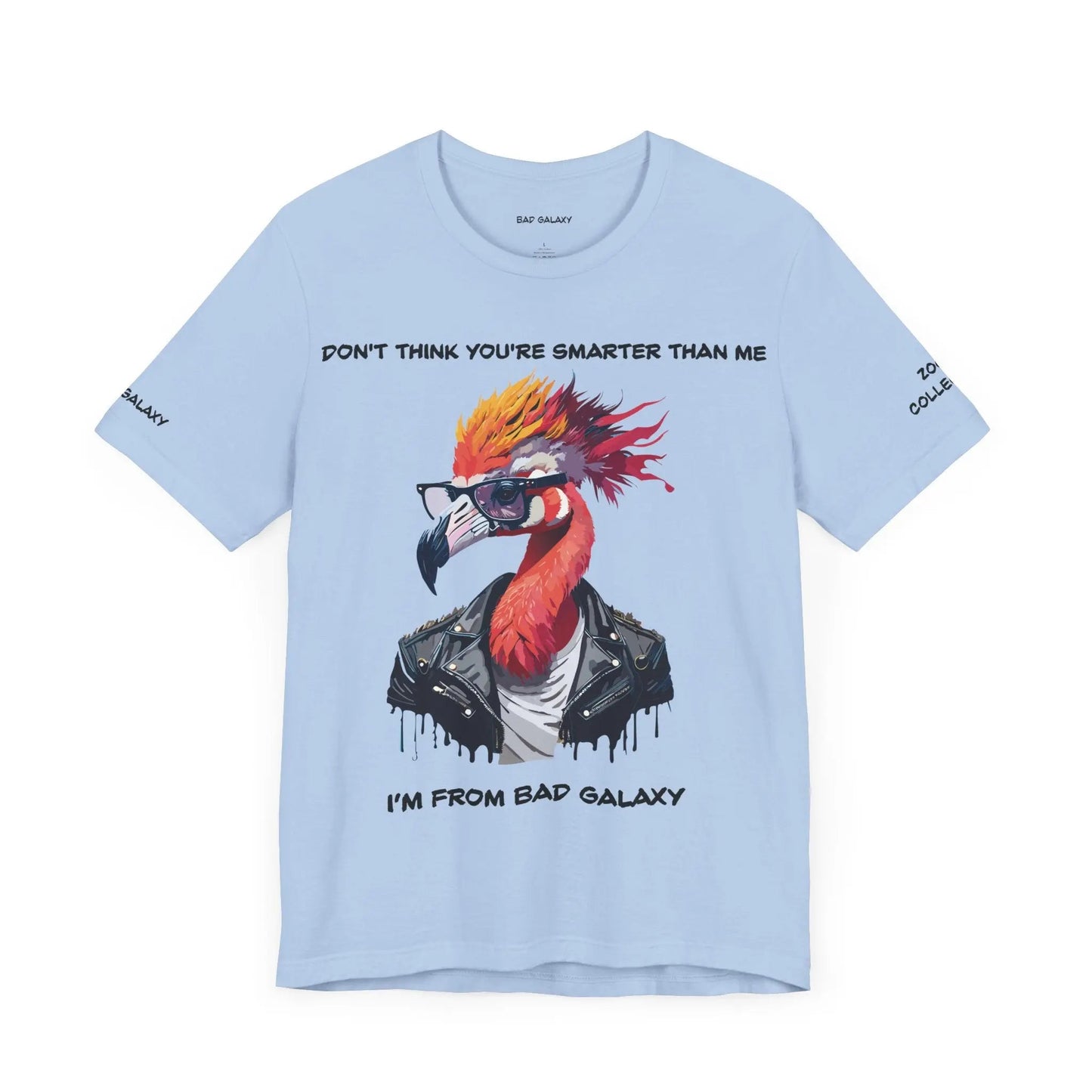 Animal T Shirt Made To Order In USA From Bad Galaxy With Eco Friendly Inks And 100 Percent Cotton