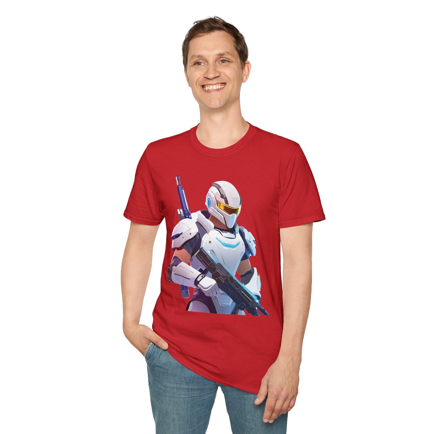 Robocop Graphic Unisex Cotton With Cyber Man Artwork Tee 10