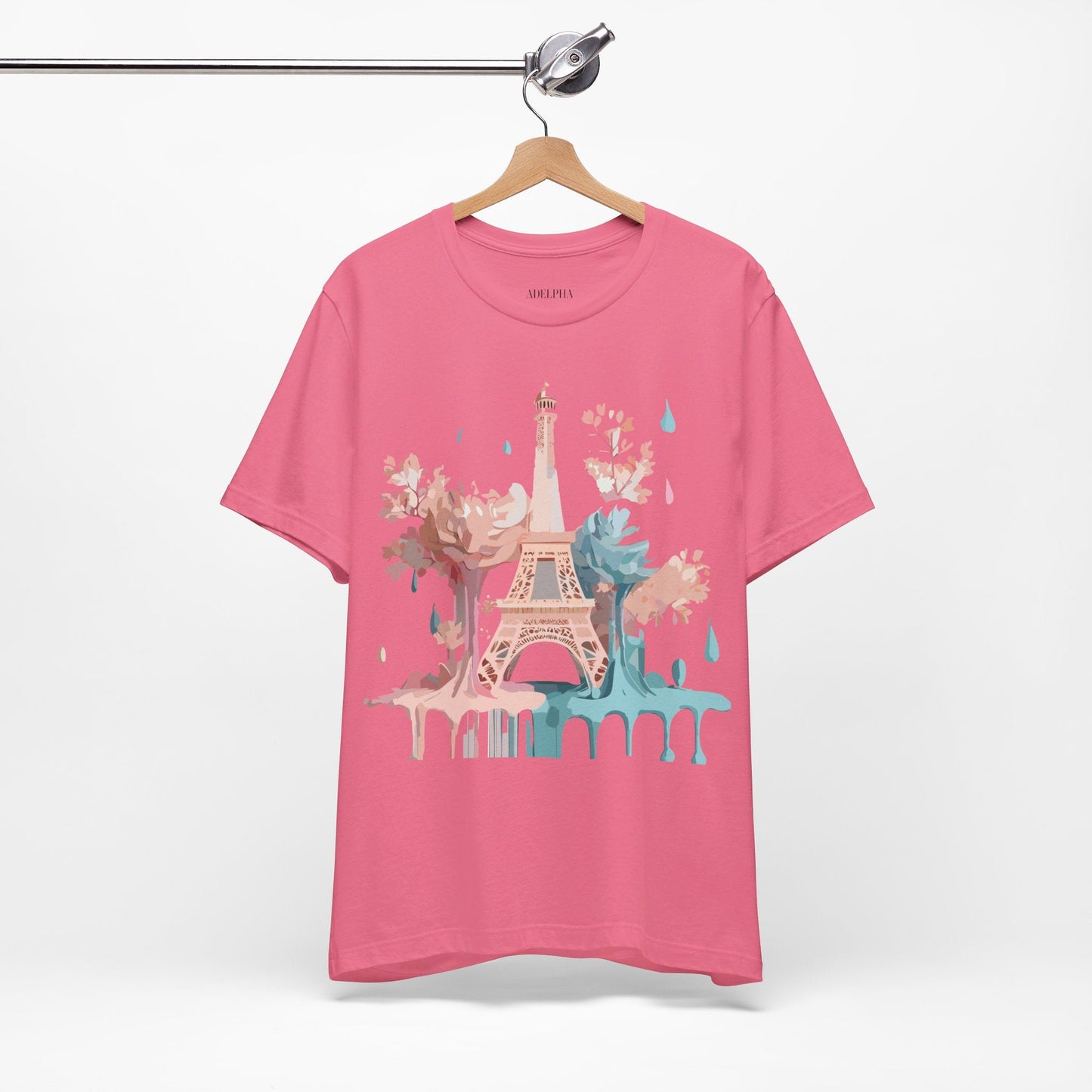 Paris Tourist Shirt Graphic Tee Unisex Vintage Inspired Art Adelpha Premium Quality