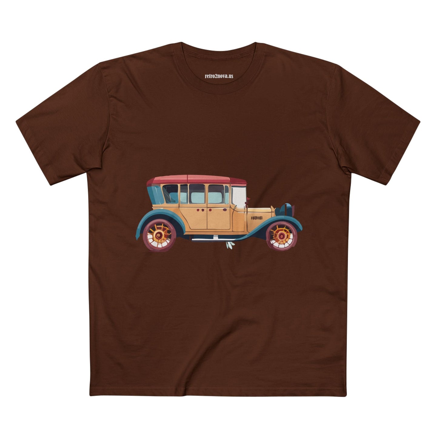 Retro Car Shirts Vintage Car Shirts RC5 Unisex Premium Cotton Art Tee With Original Design
