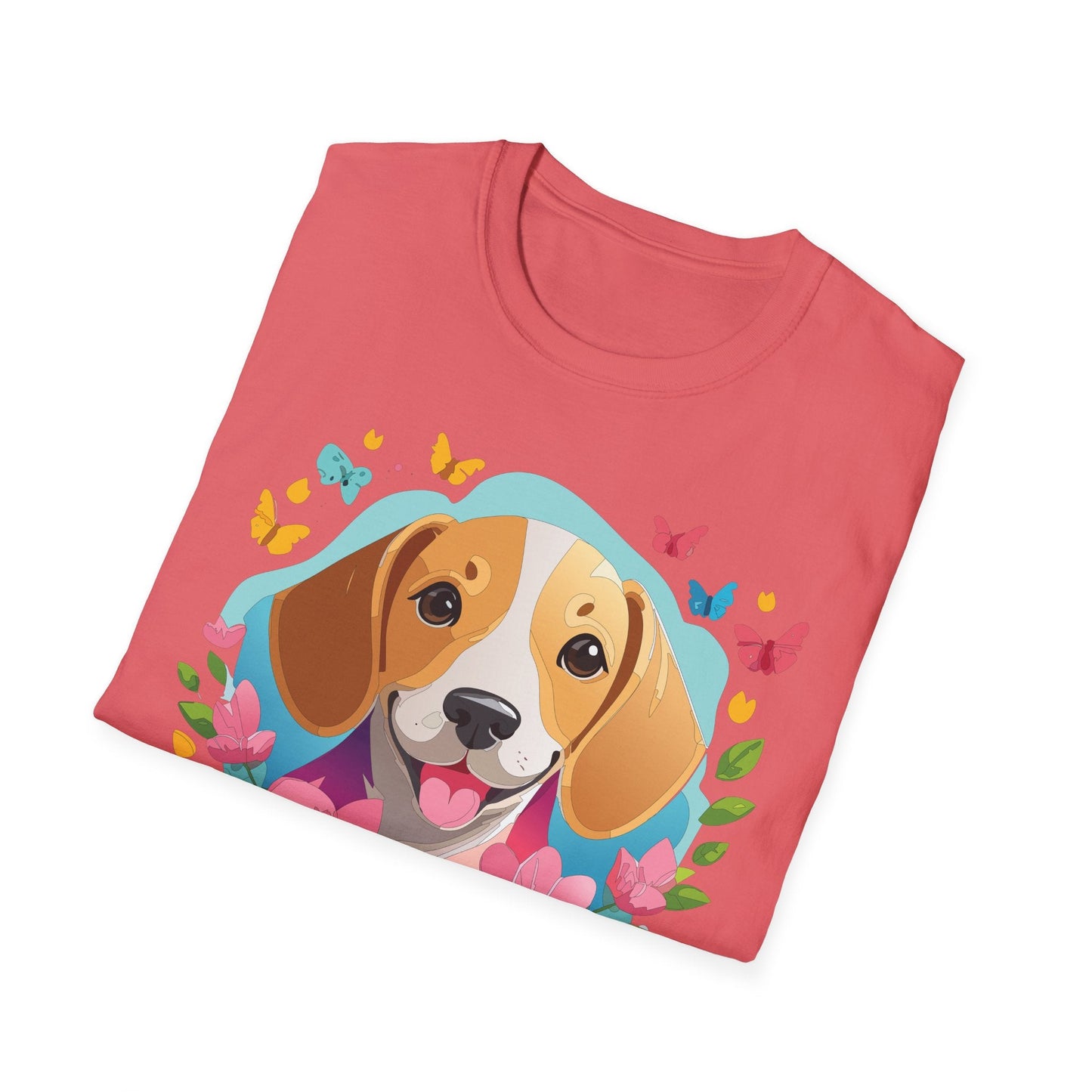 Dog Shirt Unisex Animal Tee Softstyle Cotton Comfort Everyday Wear