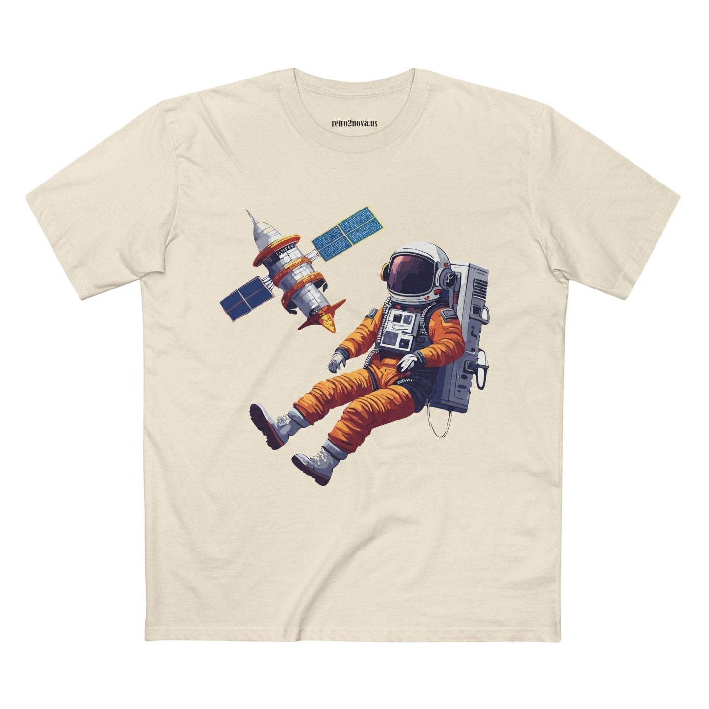 Cosmos Astronaut Shirt CS37 Unisex Premium Cotton Original Art Tee Retro2Nova Edition