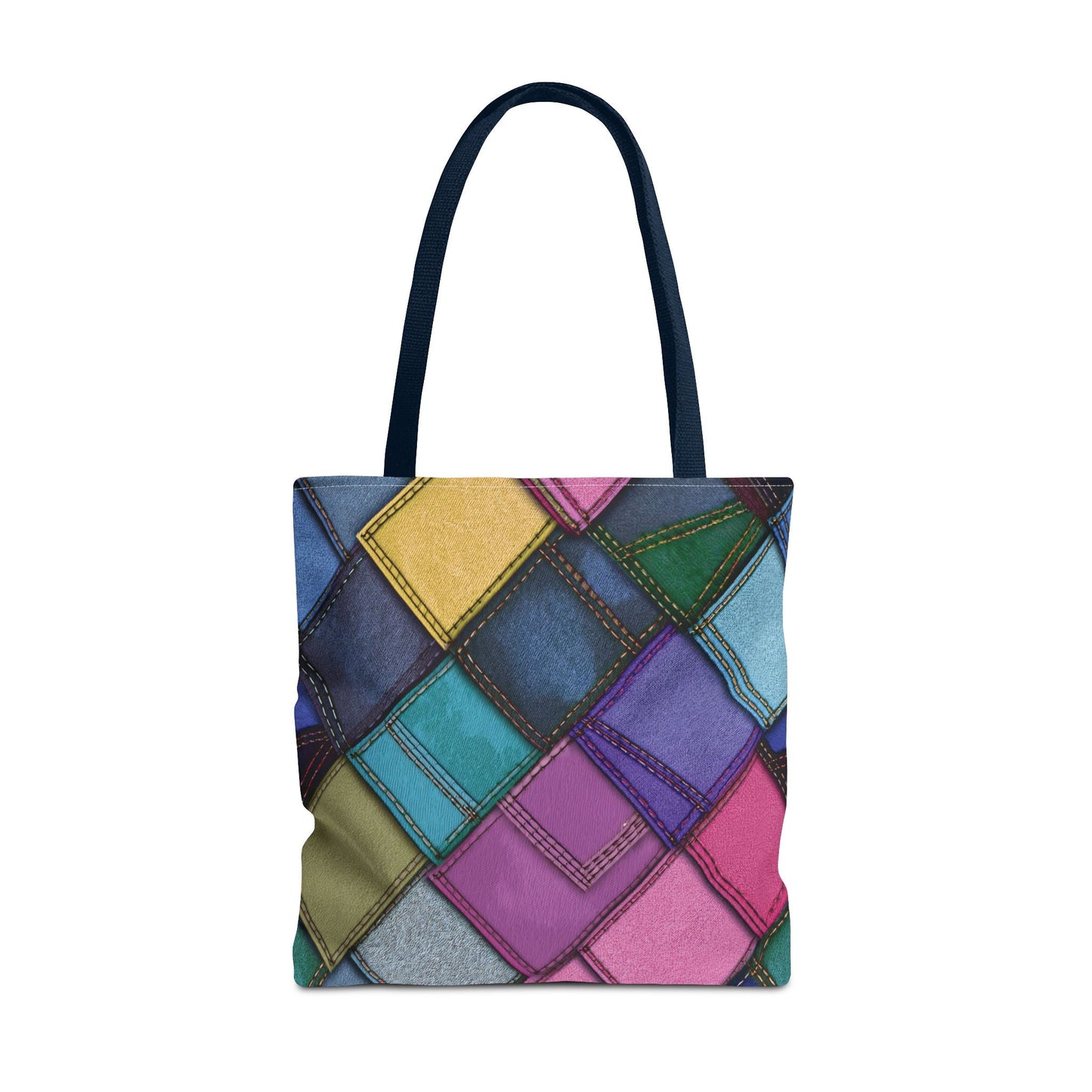 Denim Canvas Bag, Tote Bag Denim Printify