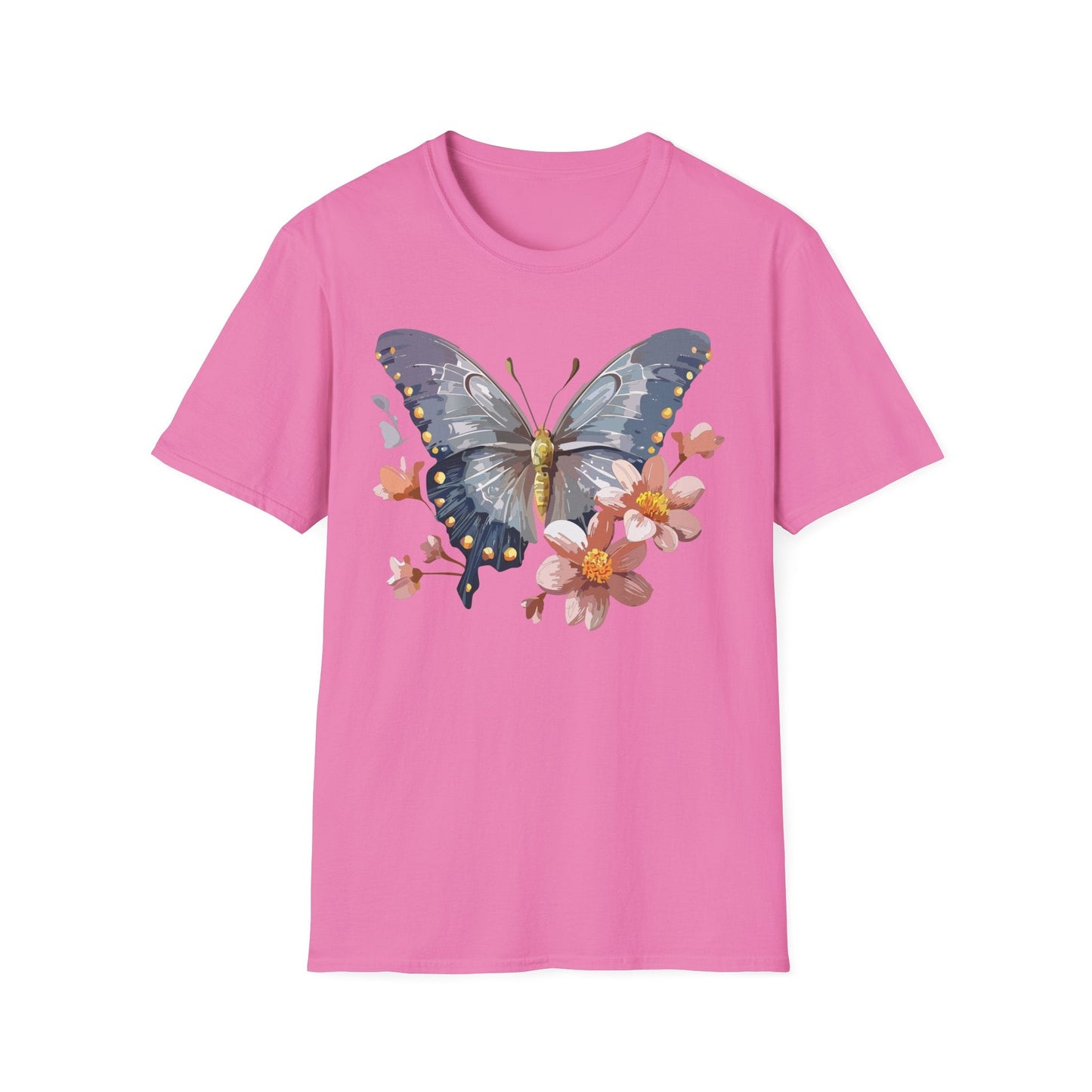 Butterfly Shirt Unisex T Shirt Monarch Butterfly Softstyle Tee Gildan 64000 Breathable Everyday Wear