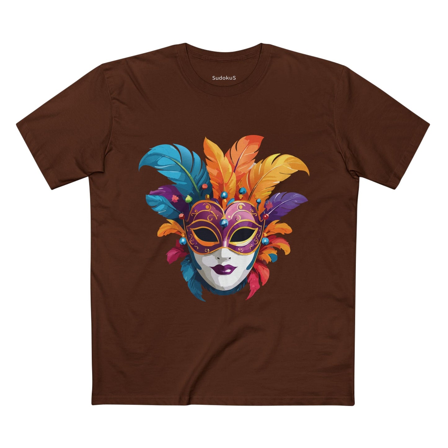 Mask Graphic Unisex 100 Cotton Staple Tee 38