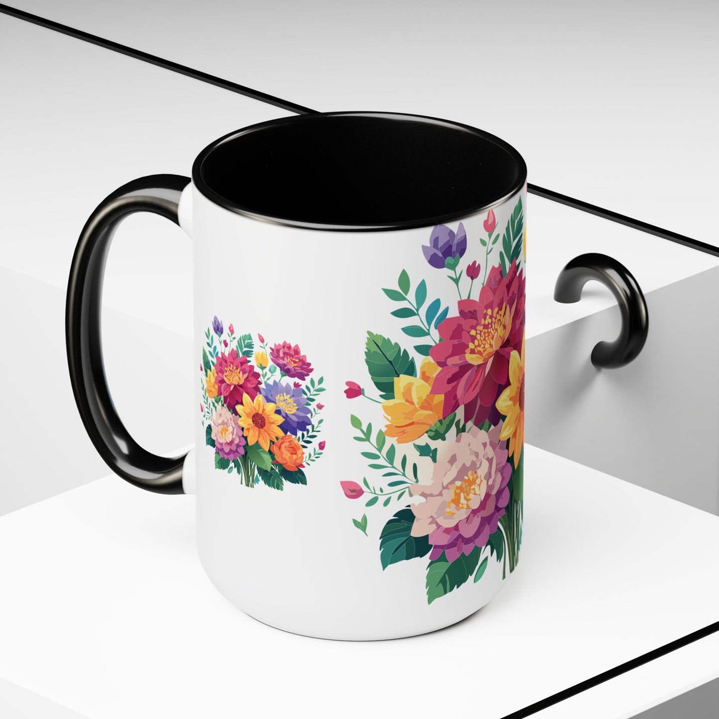 Floral Mug, Floral Cup