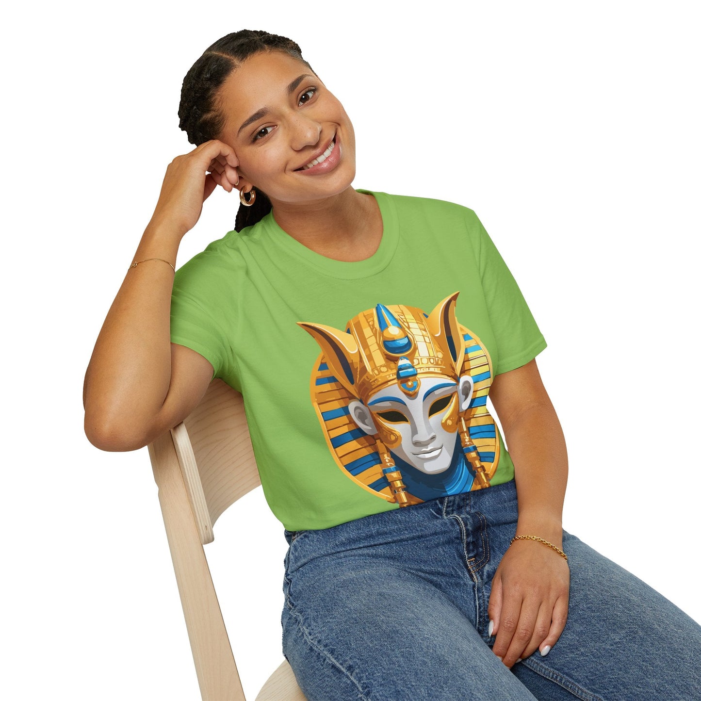 Mask Tee Shirt Unisex Masquerade Design Artwork Gildan Softstyle 64000 Cotton Tee