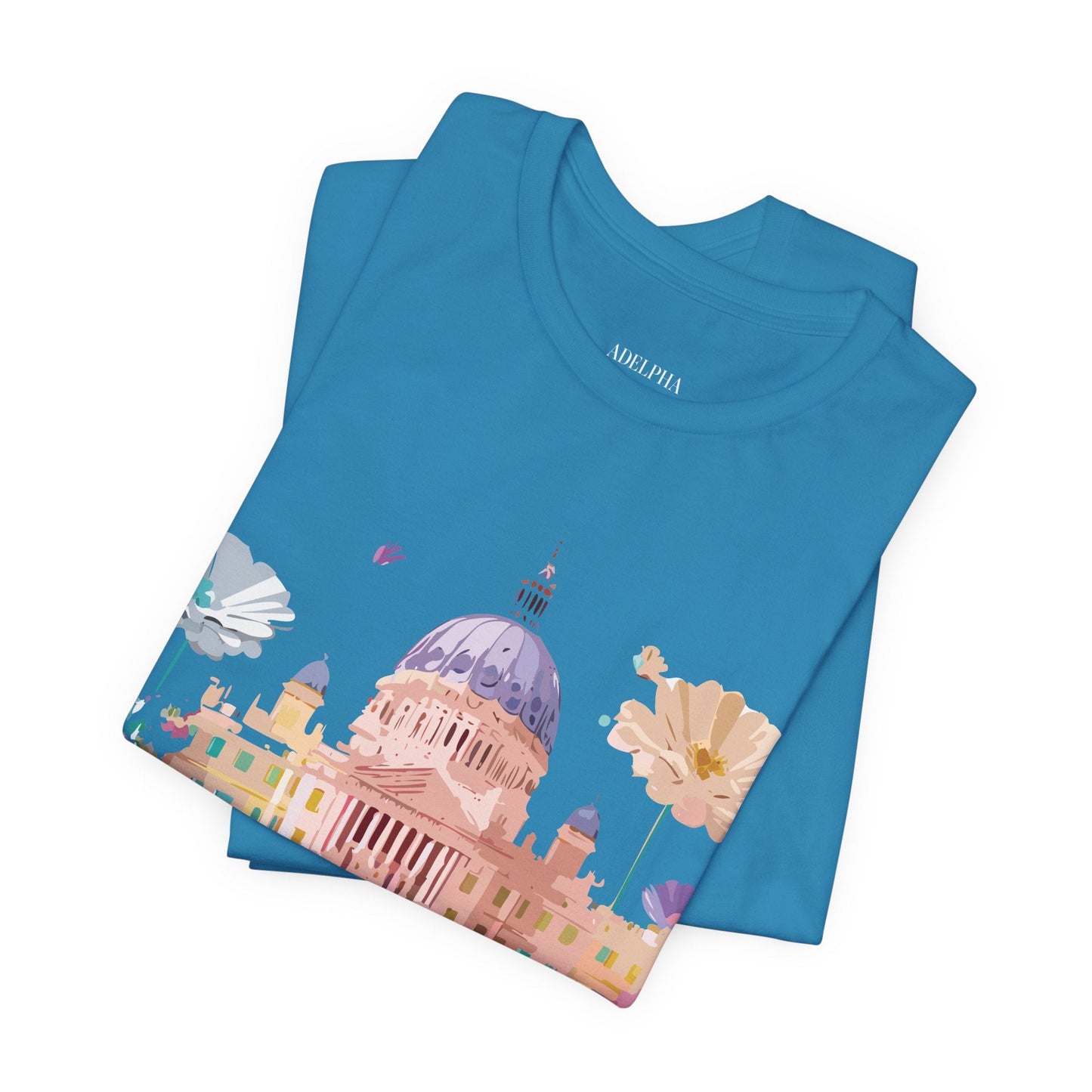 Madrid Tourist Shirt Graphic Tee Unisex Vintage Inspired Art Design Adelpha Brand