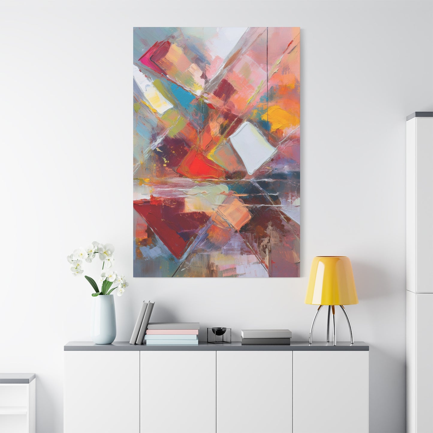 Abstract Oil Painting Print Canvas 20x24,20x30,24x30 24x32,24x36,30x40 32x48,36x48,40x60 Pine-Wood Inner Frame ABS-180