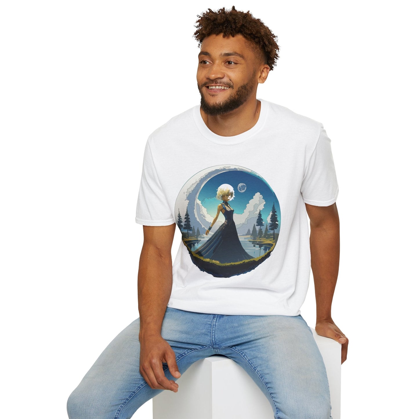 Womens Graphic T Shirt Art Design Tee Gildan Softstyle 64000 Unisex Short Sleeve