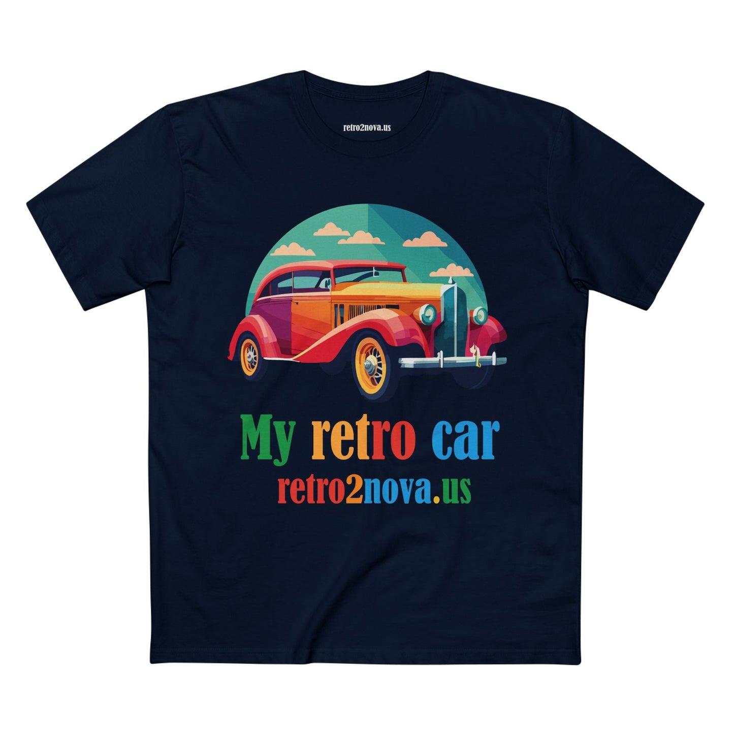 Retro Car Tee Vintage Auto Shirt RC20 Unisex Premium Cotton Art Design From Our Exclusive Collection