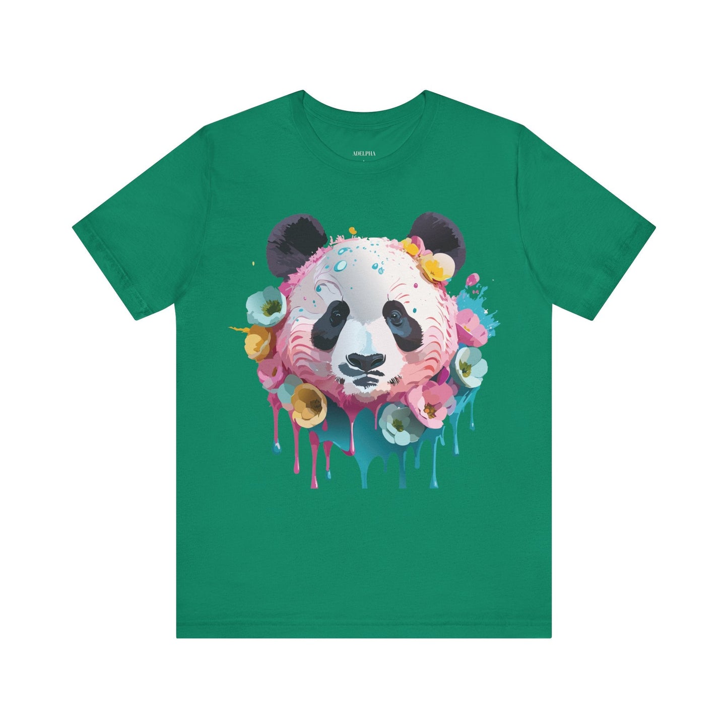 Panda Graphic Unisex 100 Cotton Vintage Art with Animal T-Shirt 5