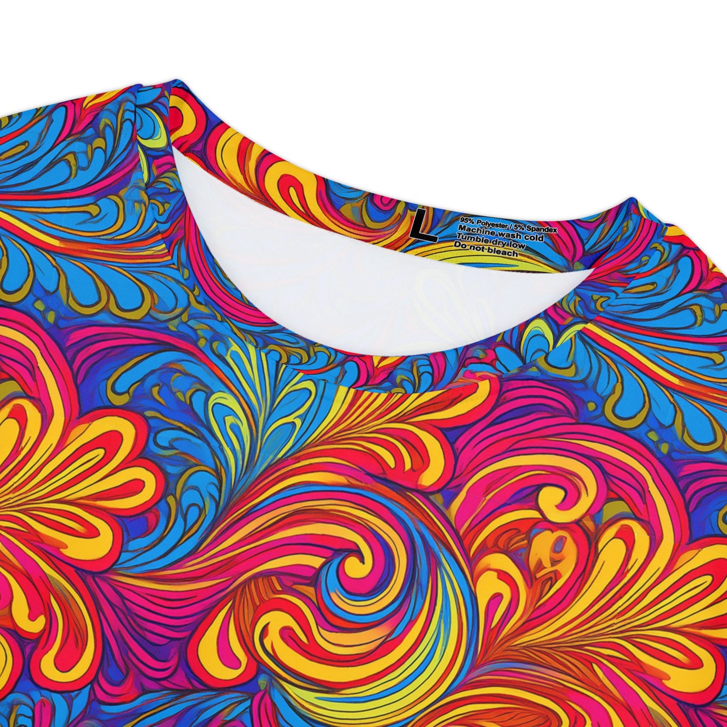 Women Poly Span T-Shirt with Floral Print