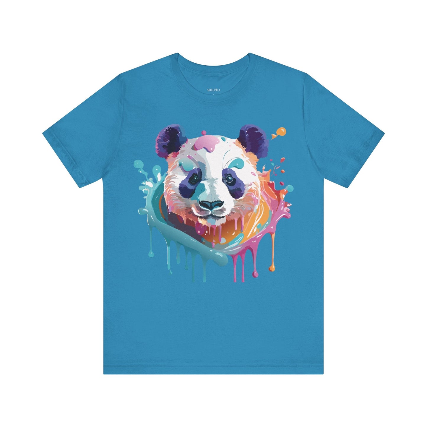 Panda Graphic Unisex 100 Cotton Vintage Art with Animal T-Shirt 12