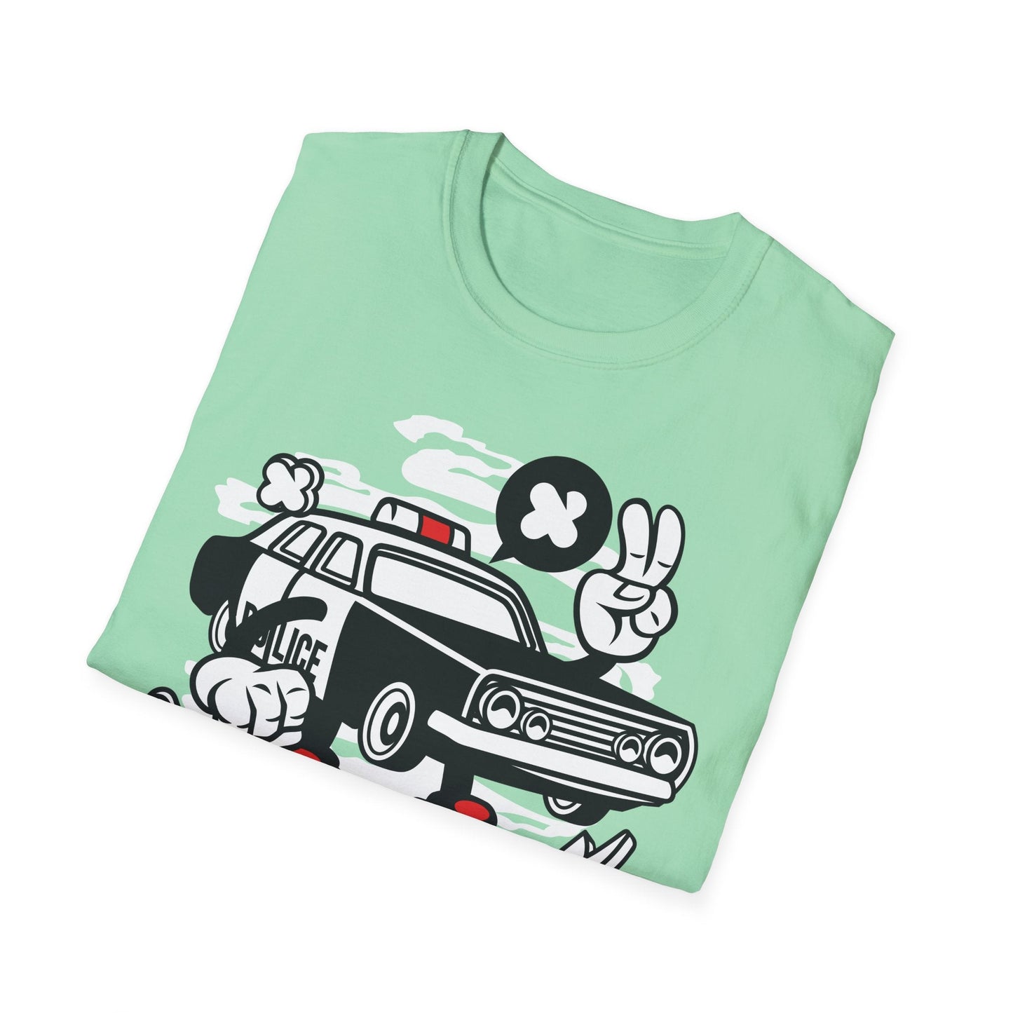 Cartoon T Shirt Animation Tee Funny Unisex Gildan Softstyle 64000 Cotton Tee Comfort