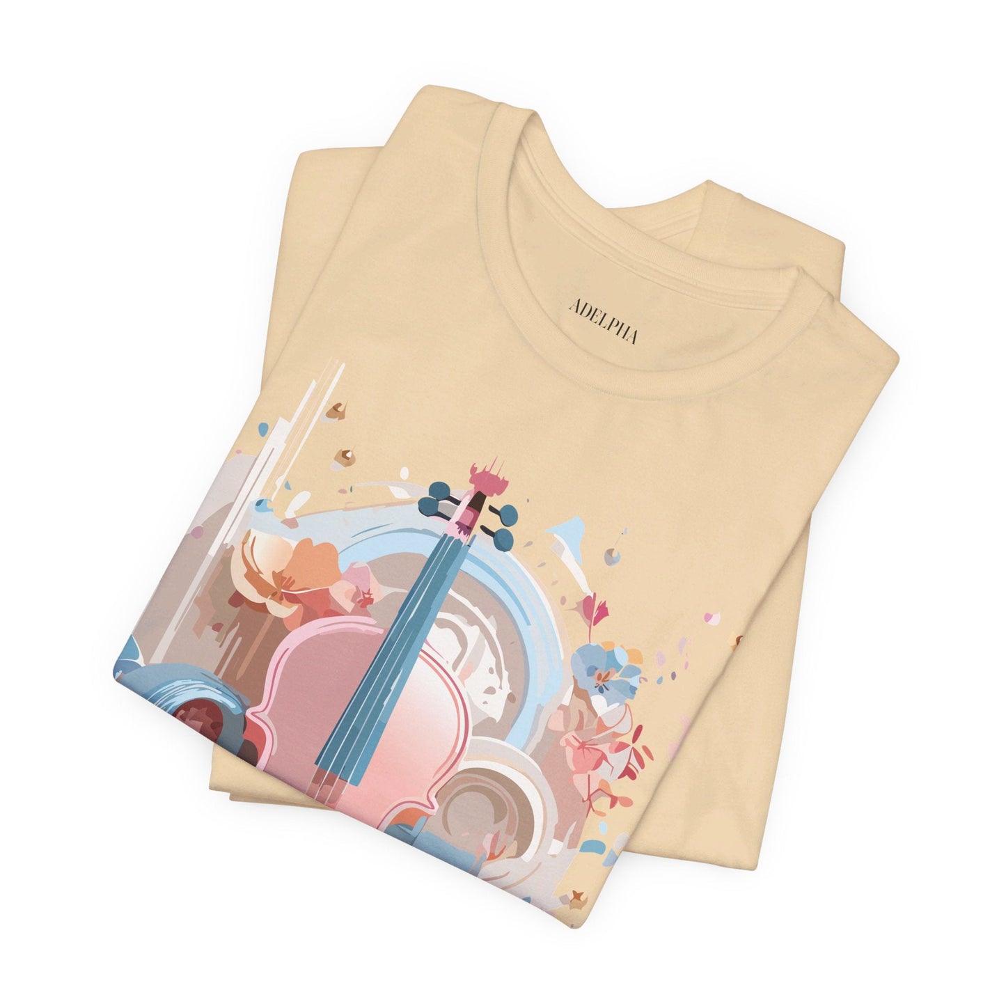 Music Graphic Tee Unisex Jersey Short Sleeve By Adelpha Vintage Inspired Artwork