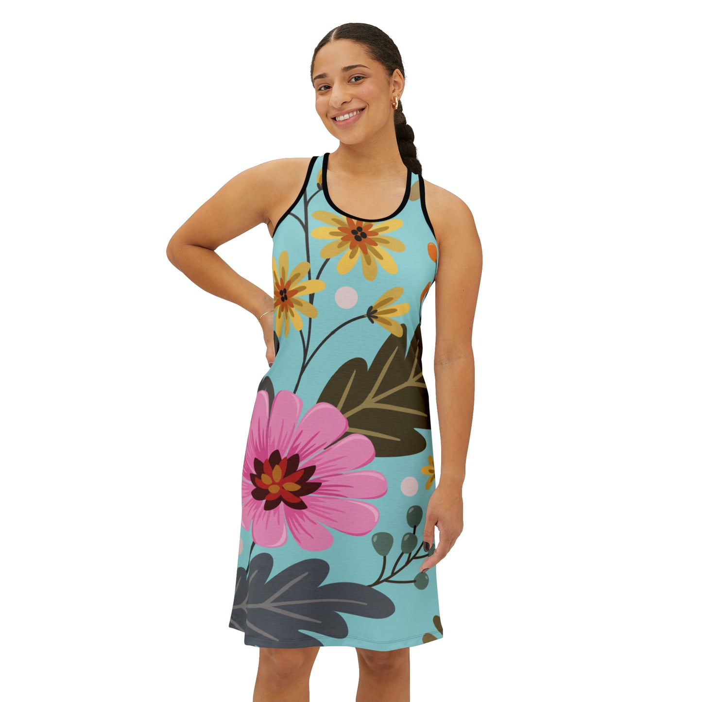 Vestido de verano con estampados florales