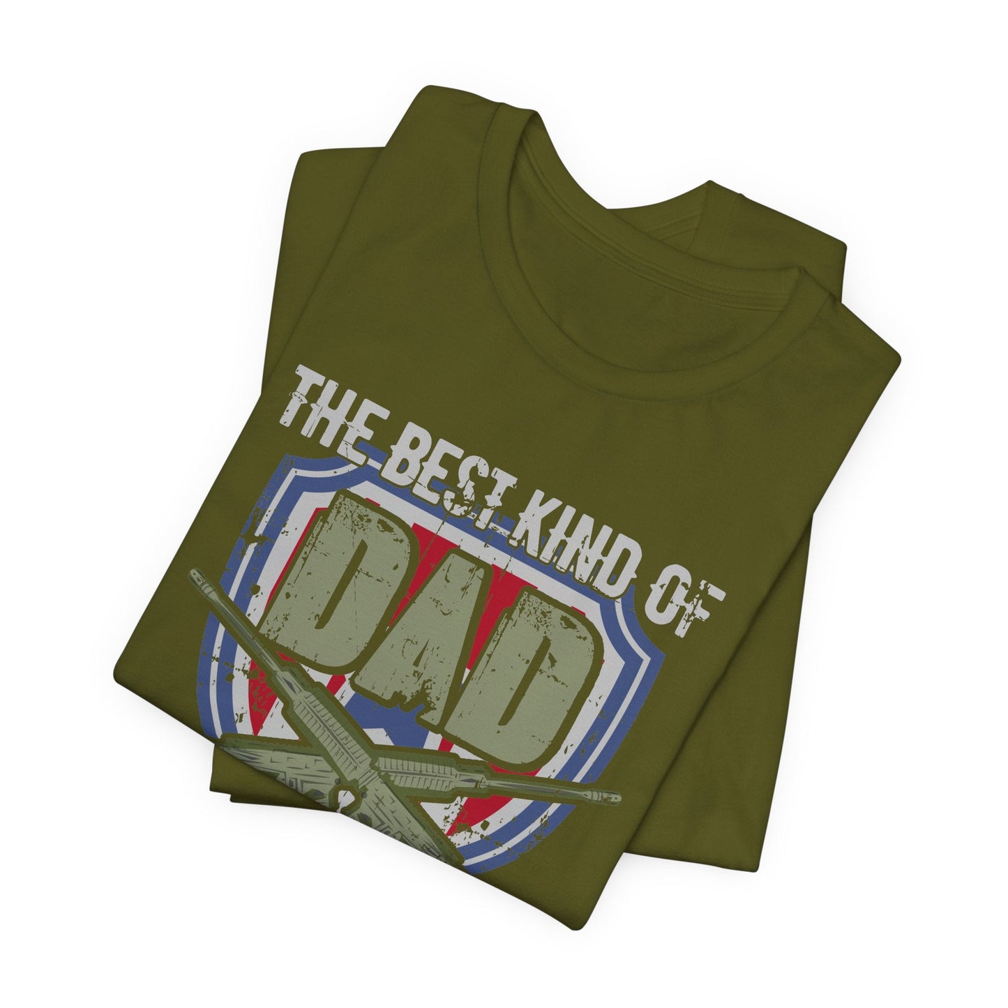 Army Veteran Patriotic Graphic Design Unisex Cotton T-Shirt v13
