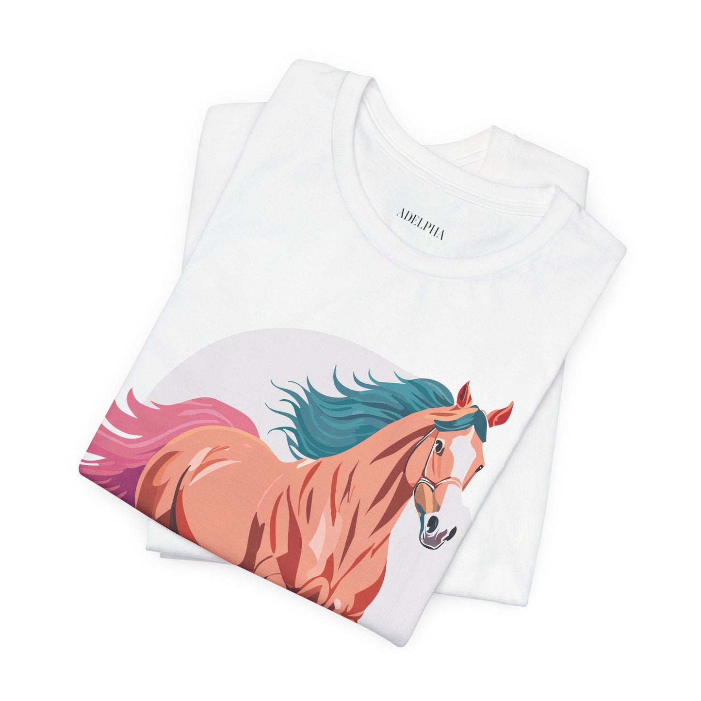 Horse Graphic Unisex 100 Cotton Vintage Animal Art T-Shirt 19