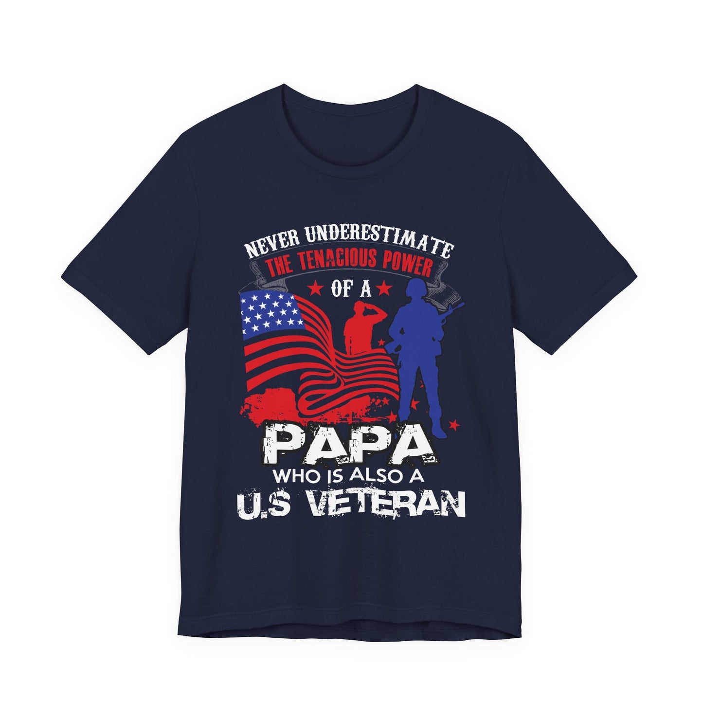 Army Veteran Patriotic Graphic Design Unisex Cotton T-Shirt v53