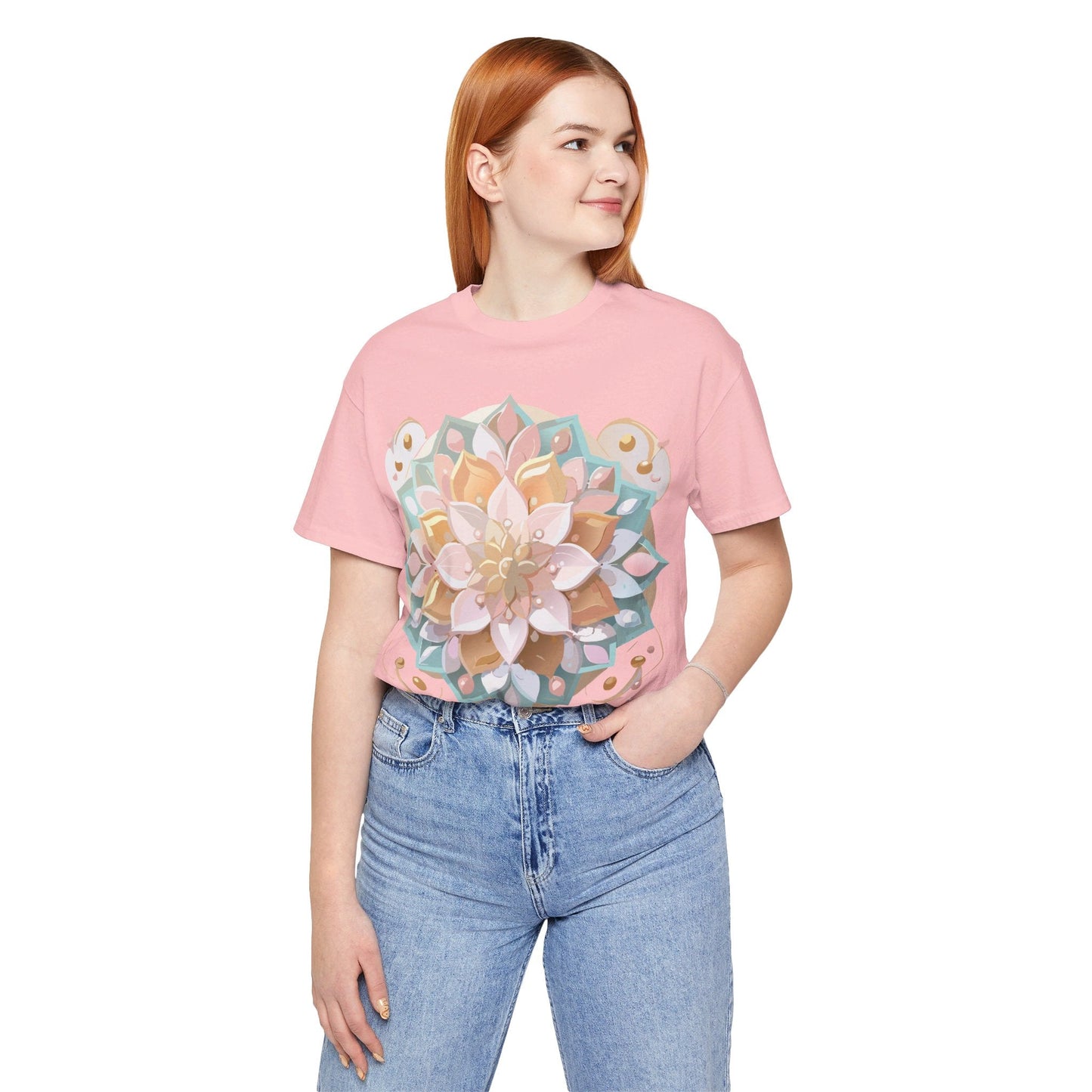 Mandala Shirt Graphic Tee Unisex Adelpha Vintage Inspired Art Design Premium Apparel
