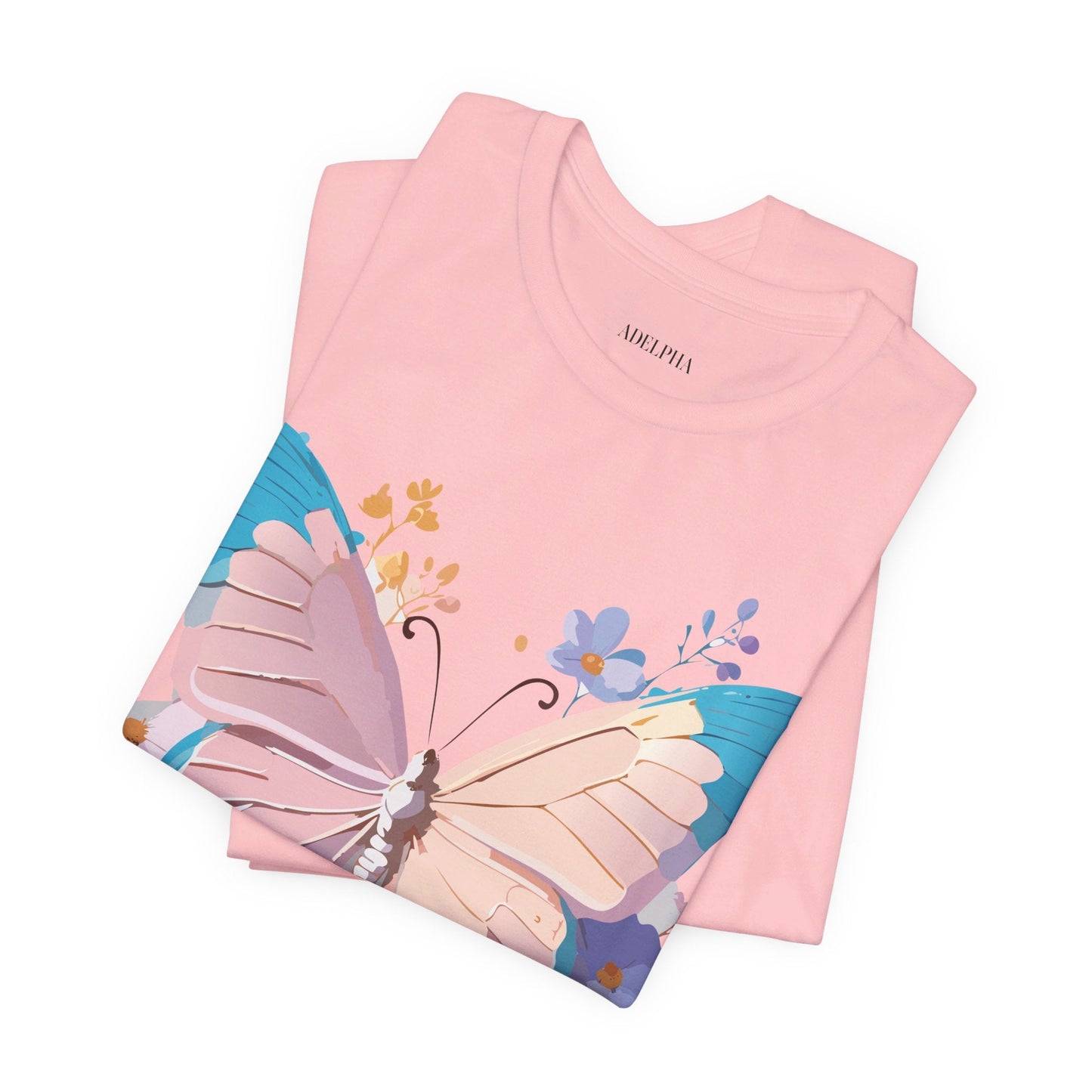 Butterfly Graphic Tee Vintage Inspired Adelpha Unisex Jersey Short Sleeve