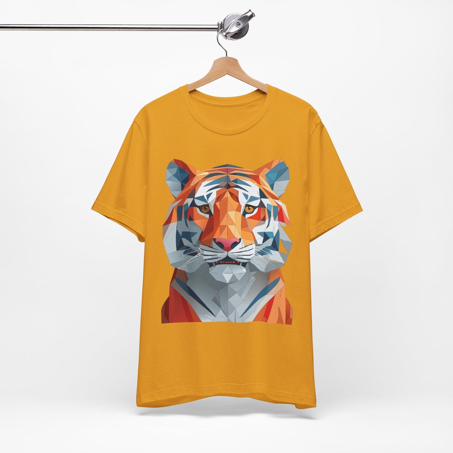 Unisex Animal Shirt With Art Design And Wildlife Theme Short Sleeve Tee For Everyday Wear