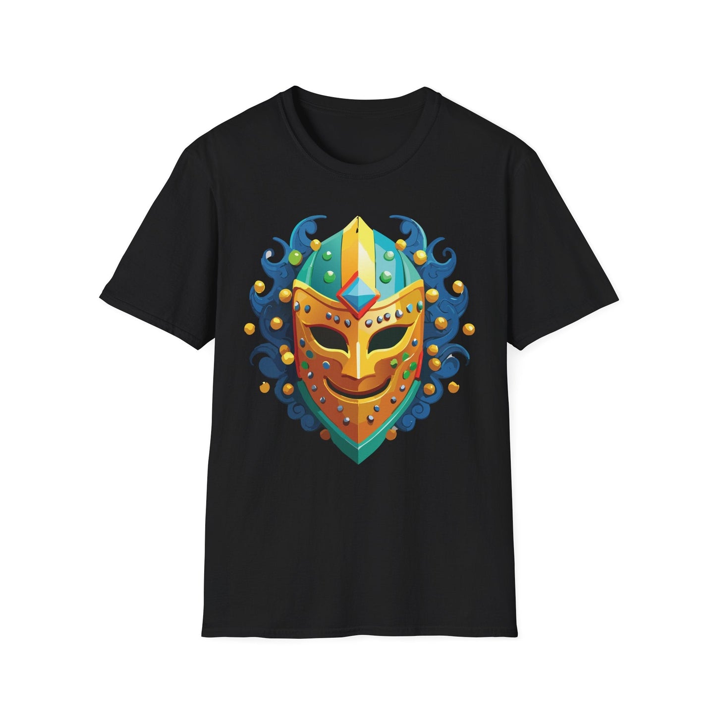 Unisex Mask Tee Shirt Gildan Softstyle 64000 100 Percent Ring Spun Cotton Comfort