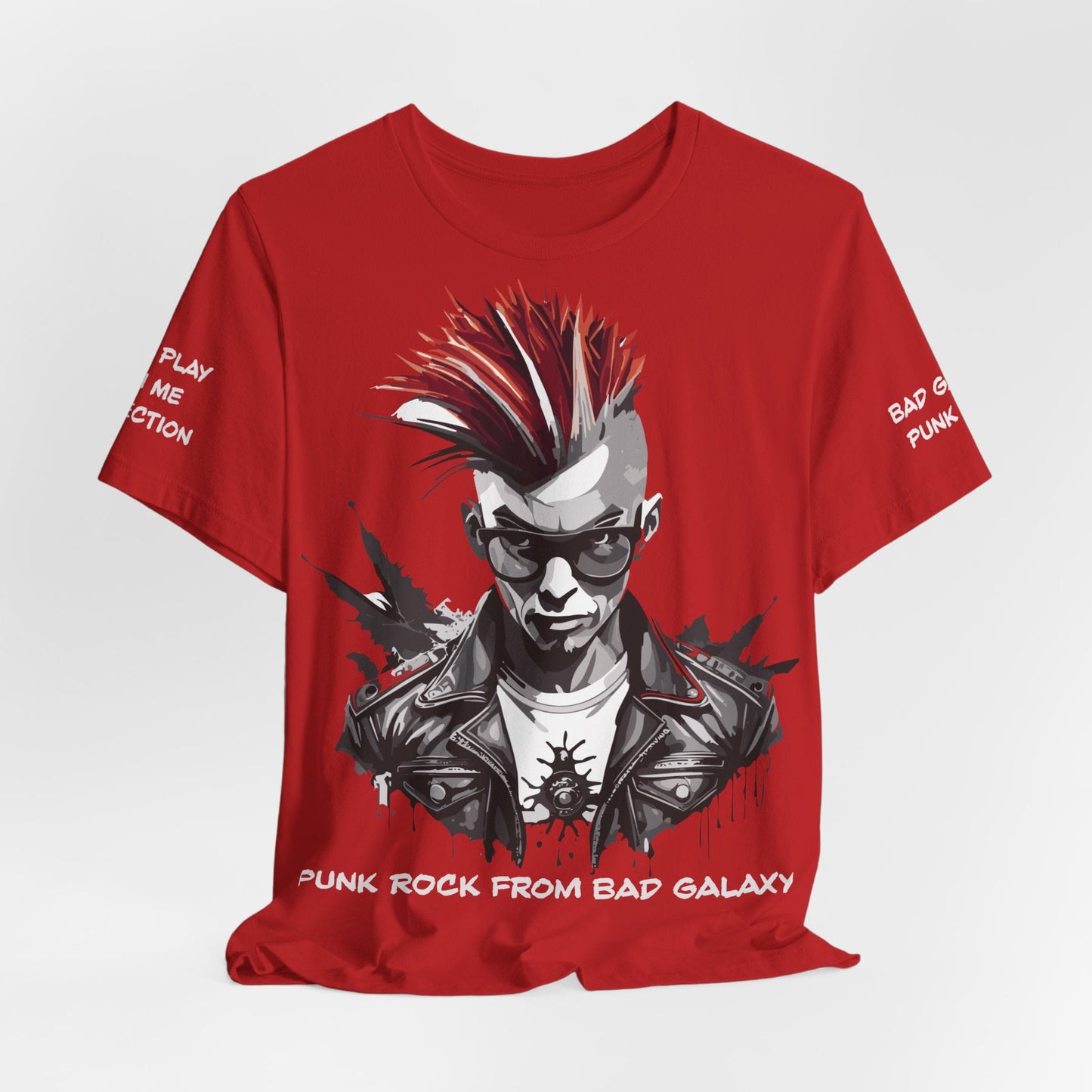 Punk Rock Tee Shirt Made To Order In USA With 100 Percent Cotton And Eco Friendly Inks