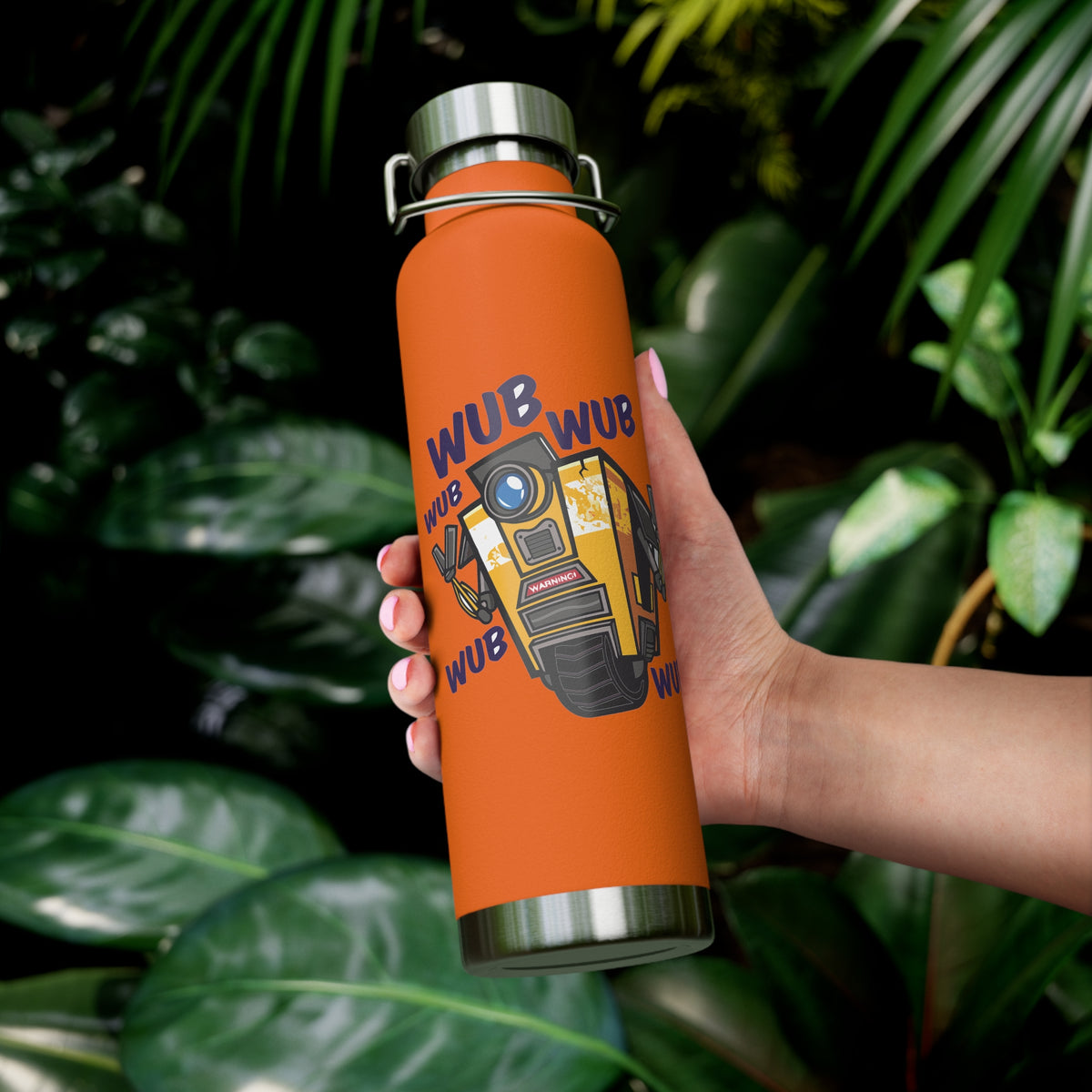 22oz Copper Insulated Water Bottle with Cartoon Design - CV63