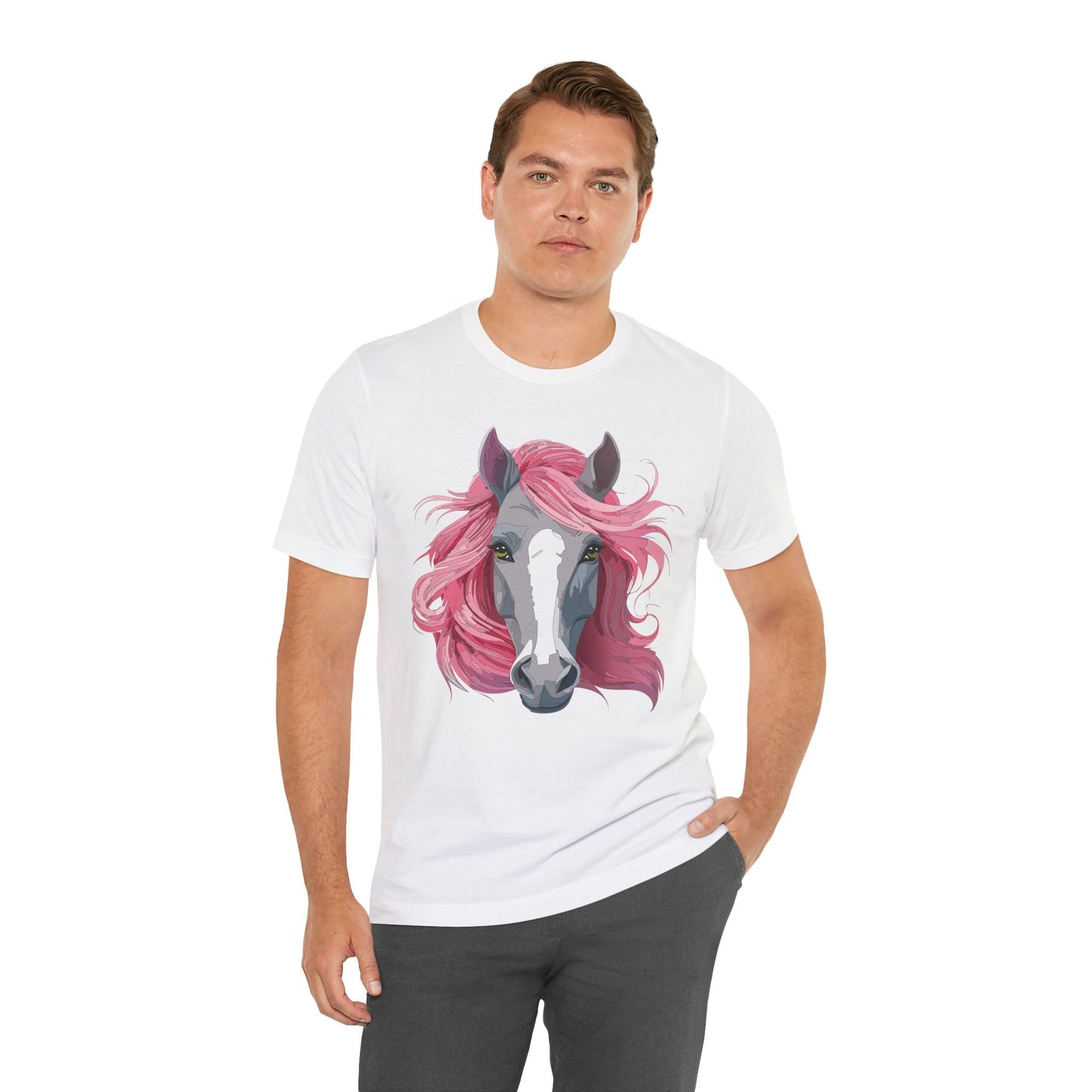 Unisex Animal Art Design Tee Shirt With Wild Animals Graphic Short Sleeve Everyday Wear