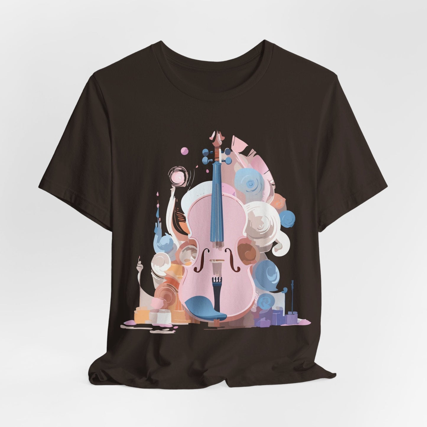 Music T Shirt Unisex Graphic Tee Vintage Inspired Artwork By Adelpha Short Sleeve