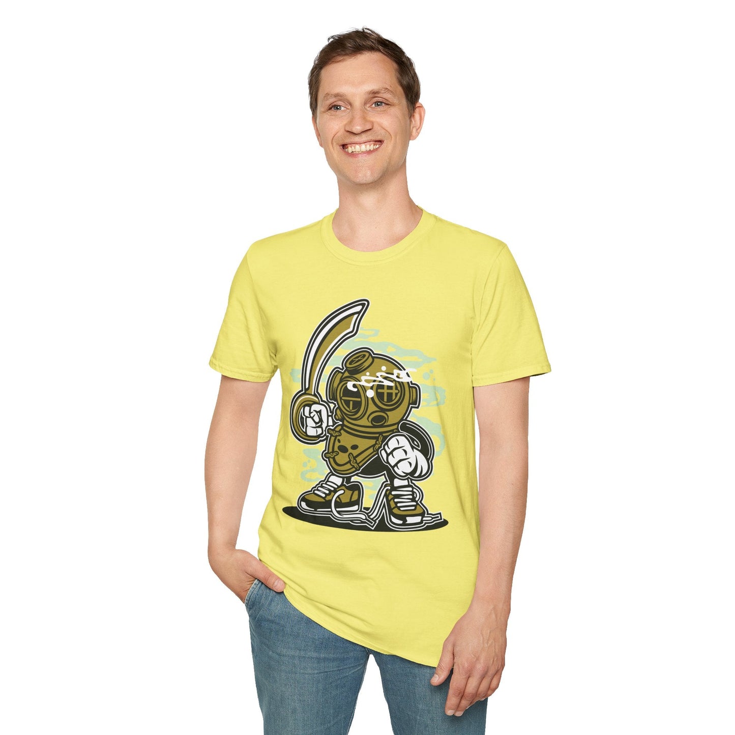 Cartoon T Shirt Animation Tee Funny Tee Shirt Unisex Gildan Softstyle Cotton Comfort