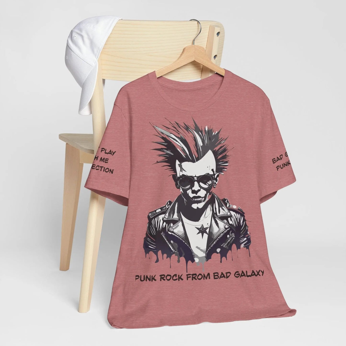 Punk Rock Tee Shirt 100 Percent Cotton Made To Order Eco Friendly Print Free Shipping Limited Time