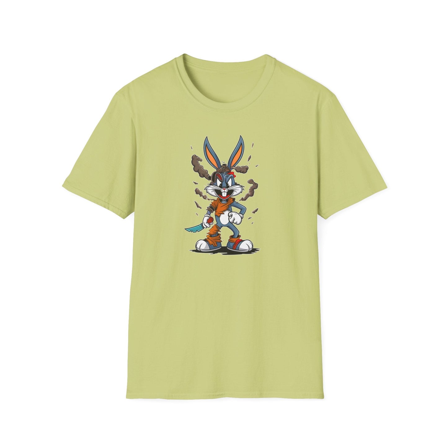 Bugs Bunny T Shirt Unisex Cartoon Tee Gildan Softstyle 64000 Comfortable Graphic Tee Classic
