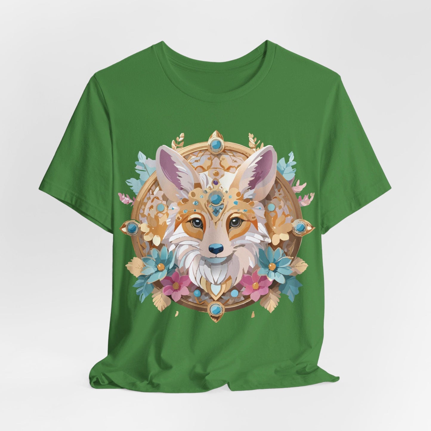 Medallion Graphic Unisex 100 Cotton Vintage Animal Medal Artwork Tee 81