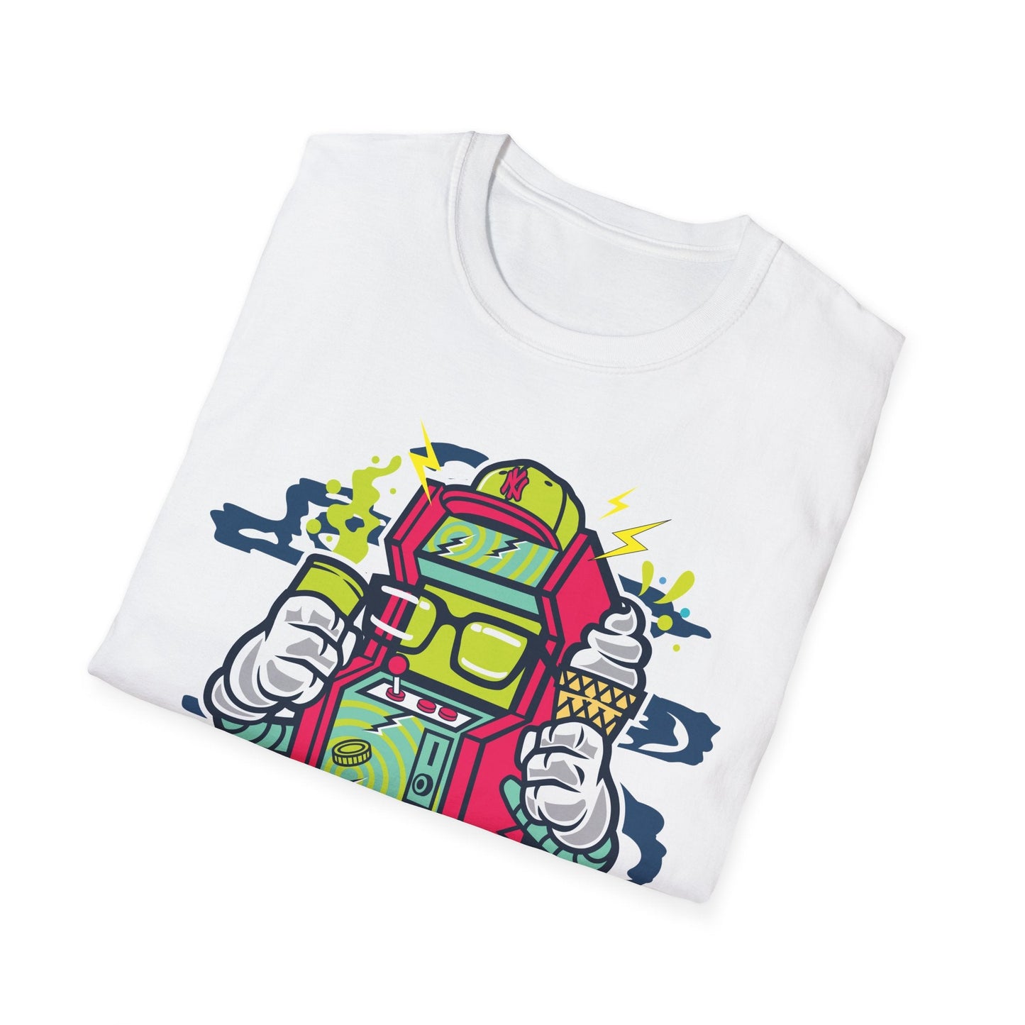 Cartoon T Shirt Animation Tee Funny Graphic Unisex Gildan Softstyle 64000 100 Percent Cotton
