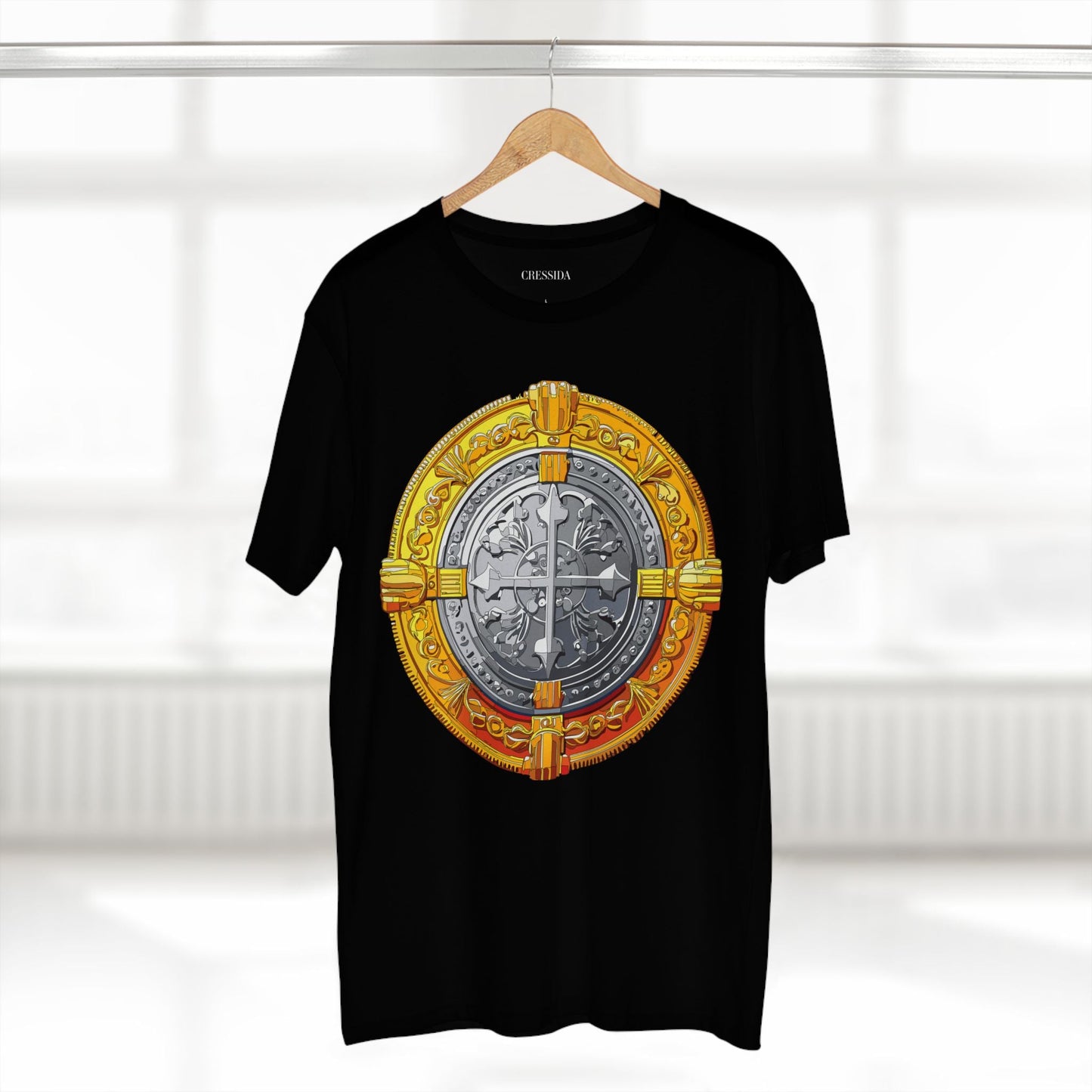 Antique Gold Coin Graphic Design T-Shirt Unisex 100 Cotton With Golden Print Artwork Tee 14