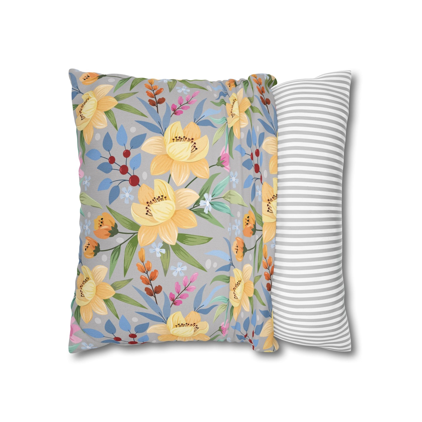 Floral Poly Pillowcase