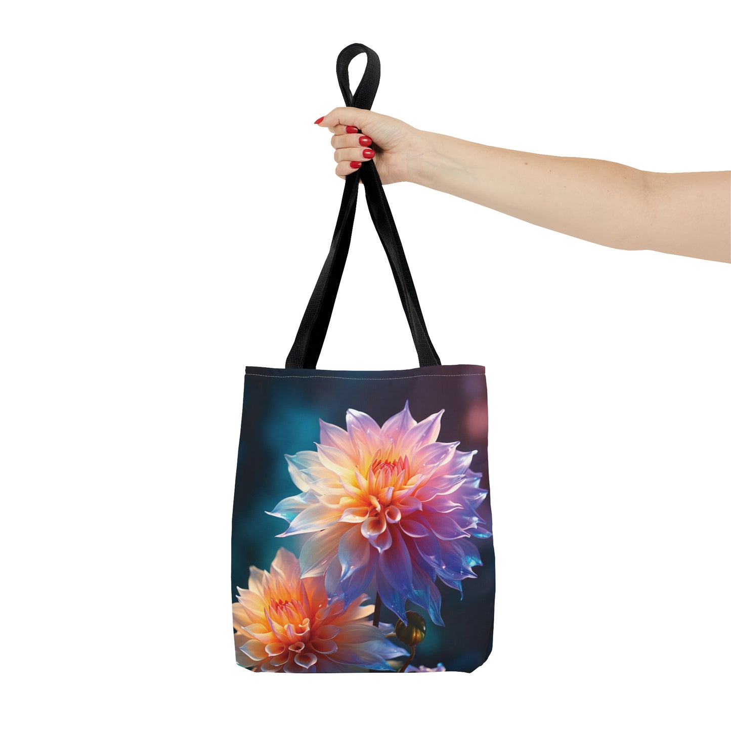 Canvas Bag with Floral Prints