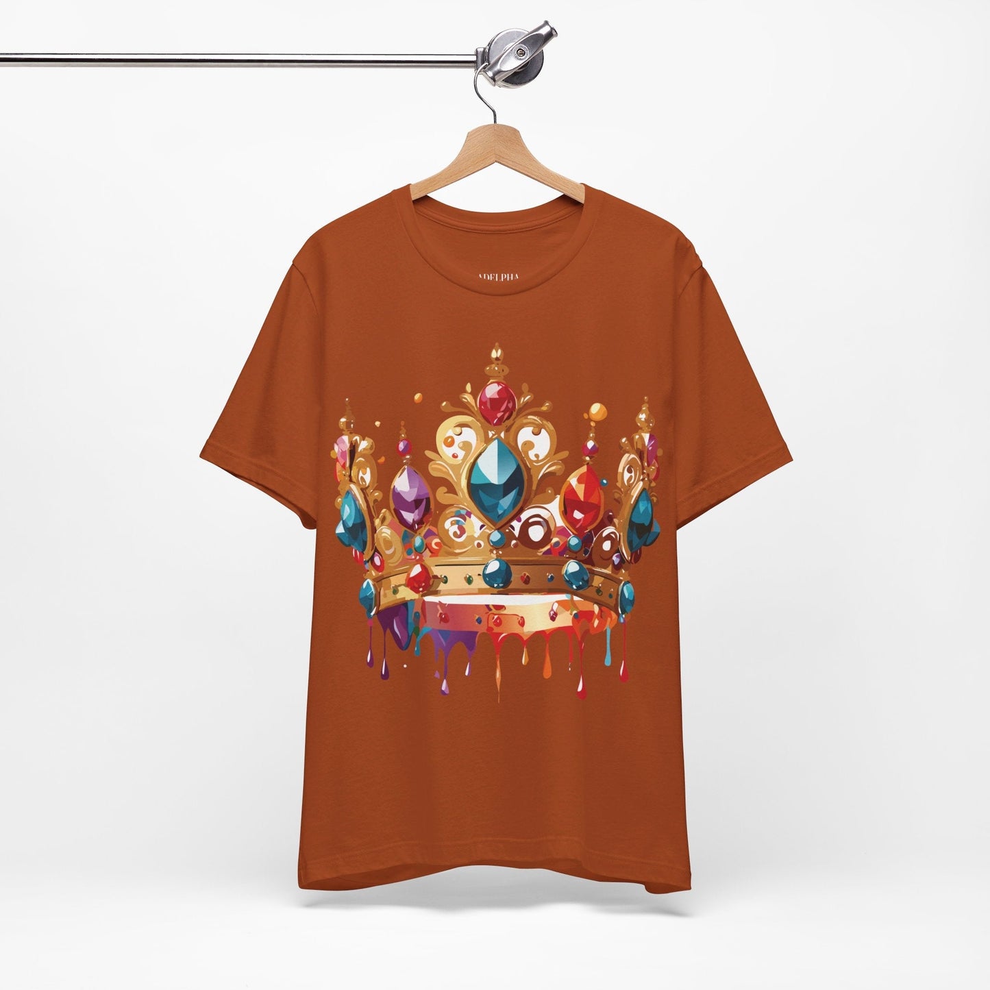 Crown Graphic Unisex 100 Cotton Vintage Artwork Tee 11