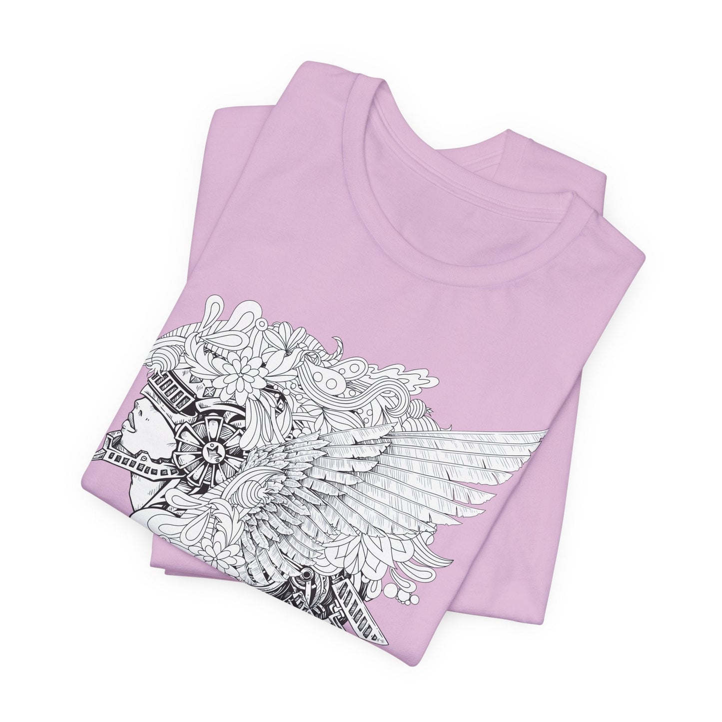 Eagle Illustration Graphic Unisex Cotton T-Shirt r26