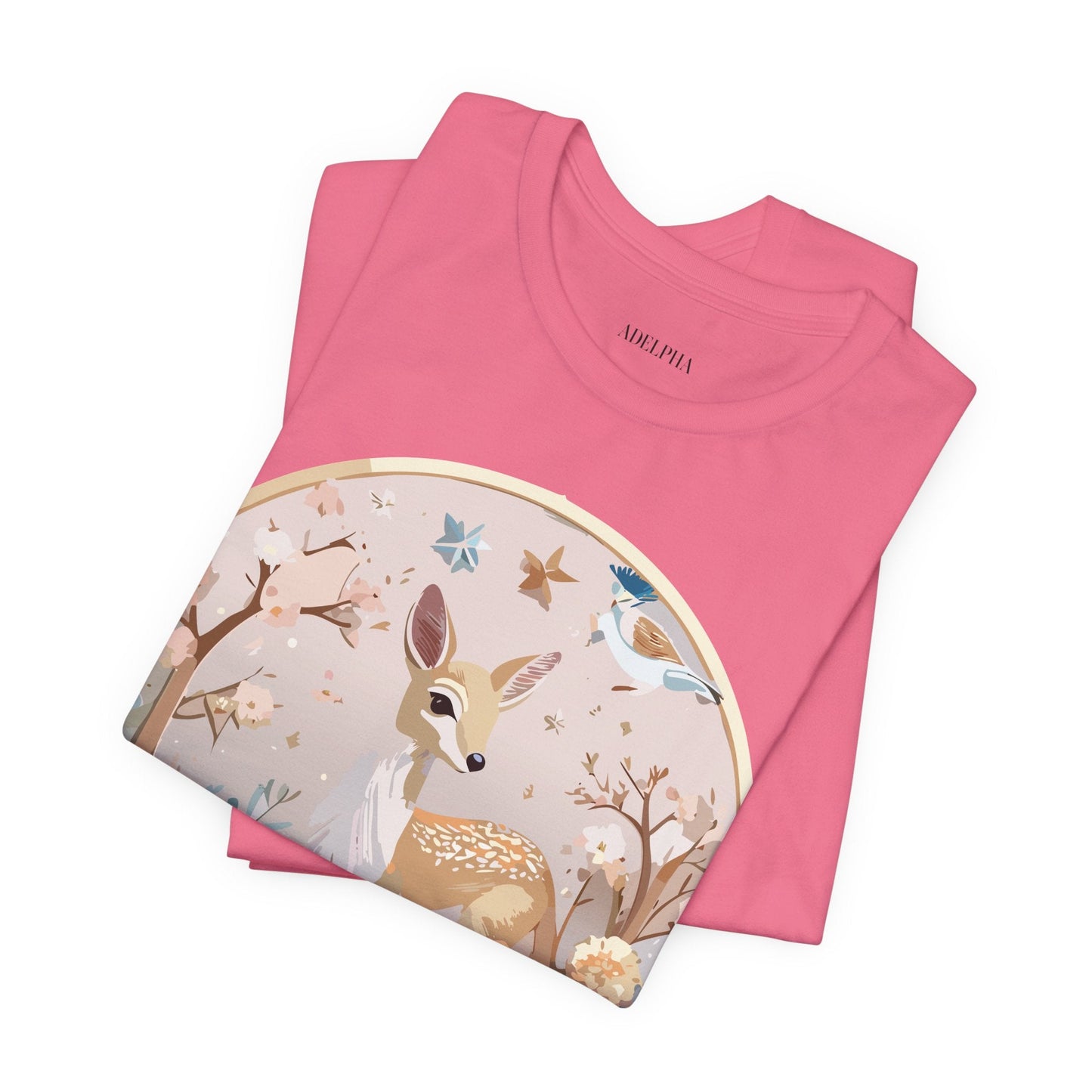 Medallion Graphic Unisex 100 Cotton Vintage Animal Medal Artwork Tee 9