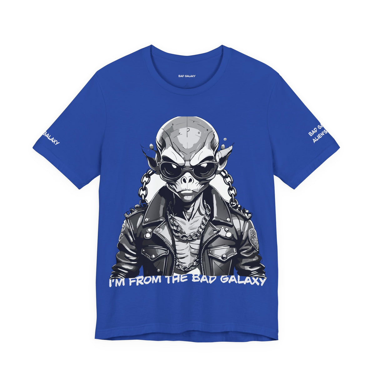 Alien Graphic Unisex Cotton Bella+Canvas Tee with Art Design b51