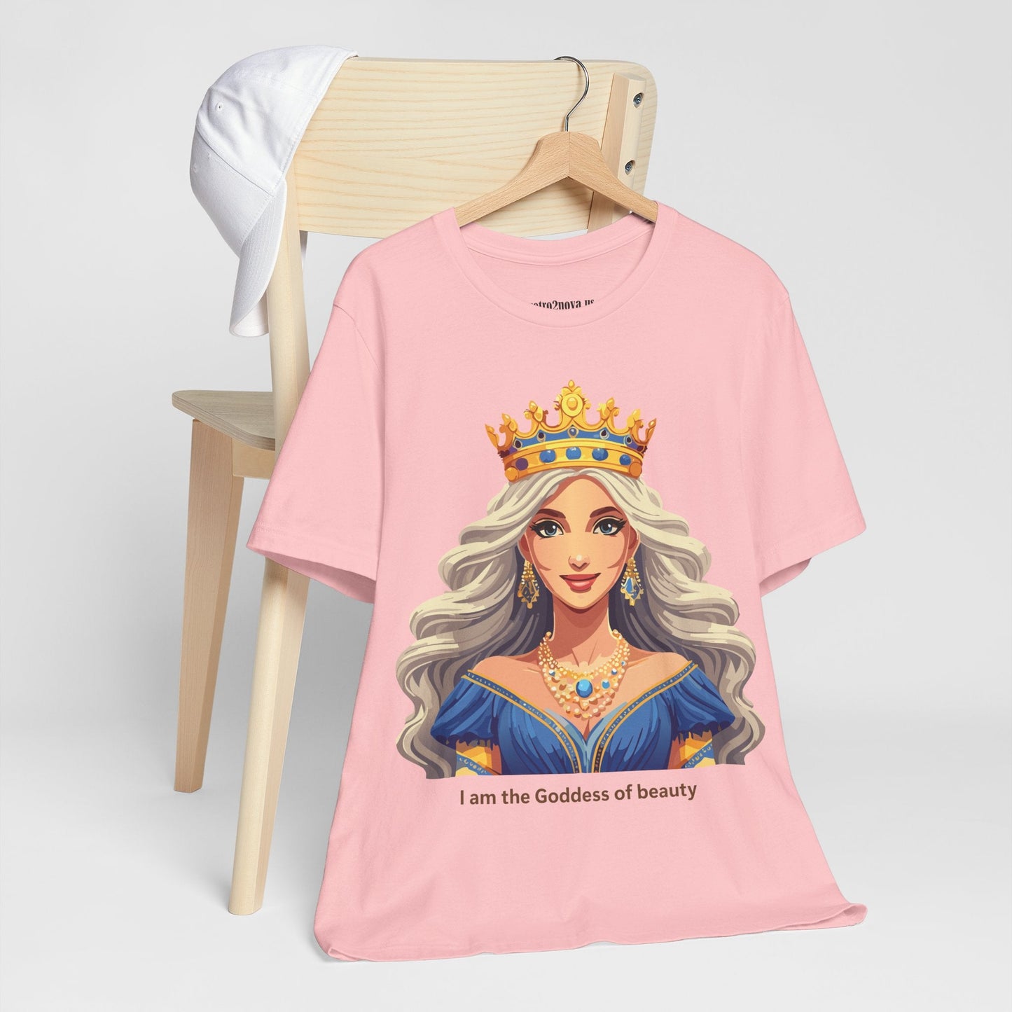 Goddess Shirt Unisex Graphic Tee Cotton Short Sleeve Vintage Inspired Original Art Retro2Nova