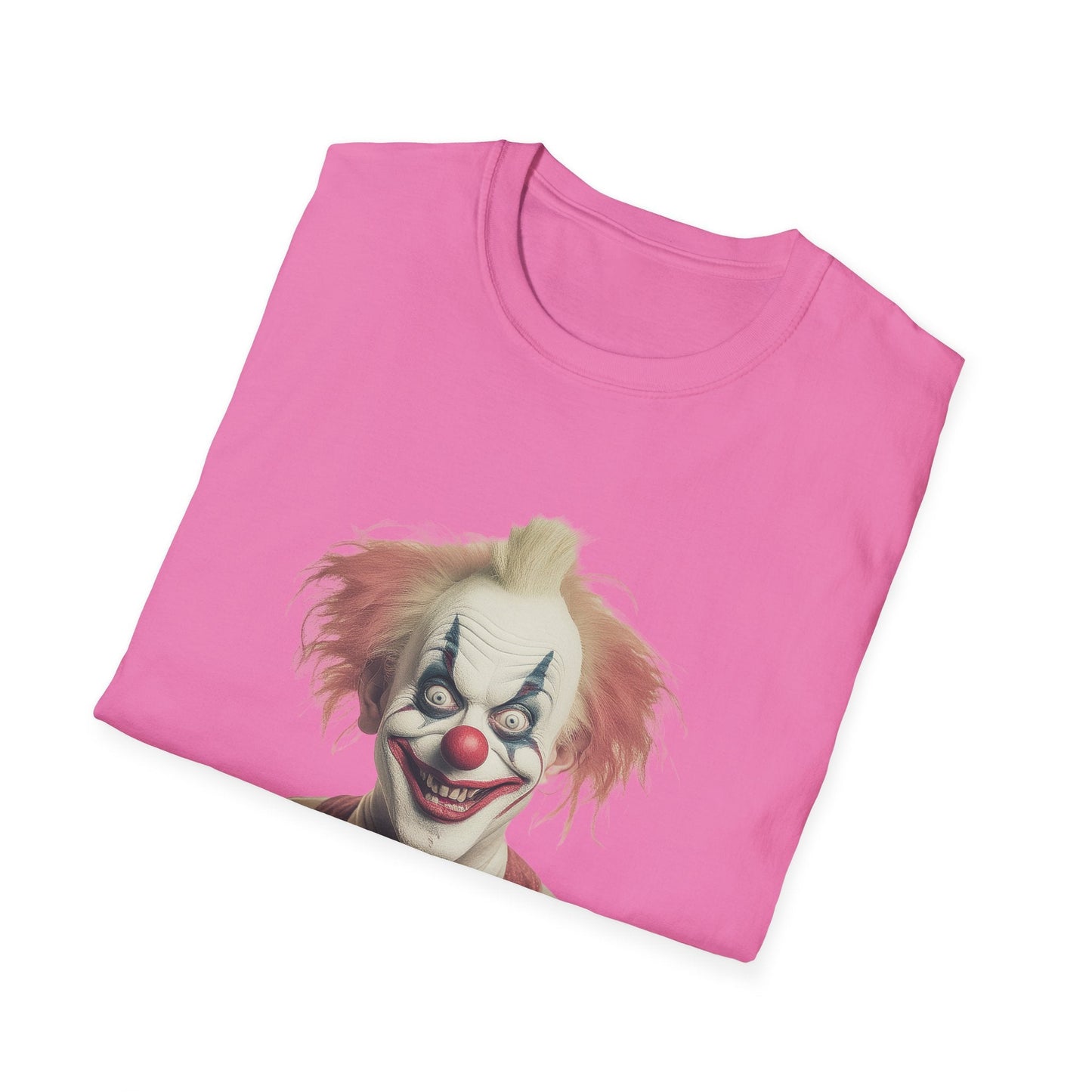 Clown Shirt Circus Tee Gildan Softstyle 64000 One Hundred Percent Ring Spun Cotton Lightweight