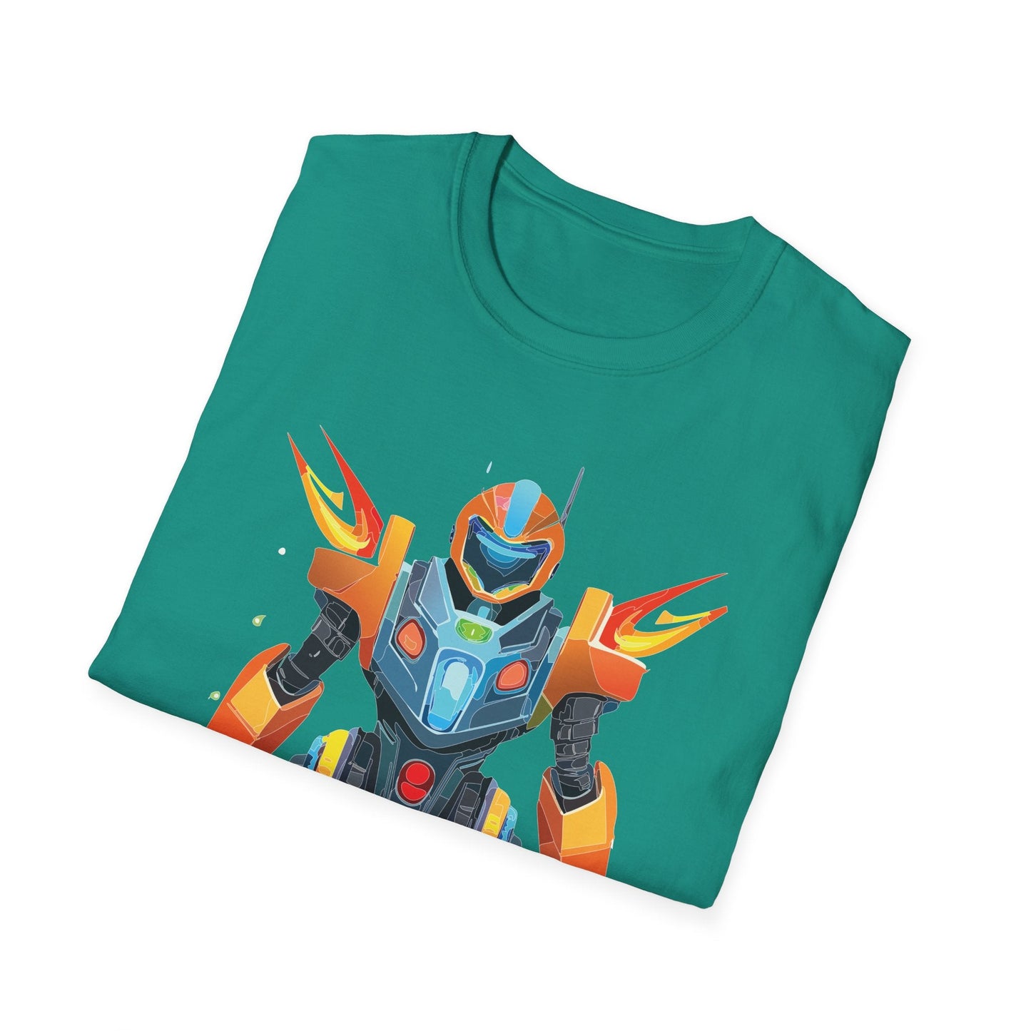 Cyborg Tee Unisex Robot Shirt Terminator Graphic Short Sleeve Tee Gildan Softstyle 64000 Cotton