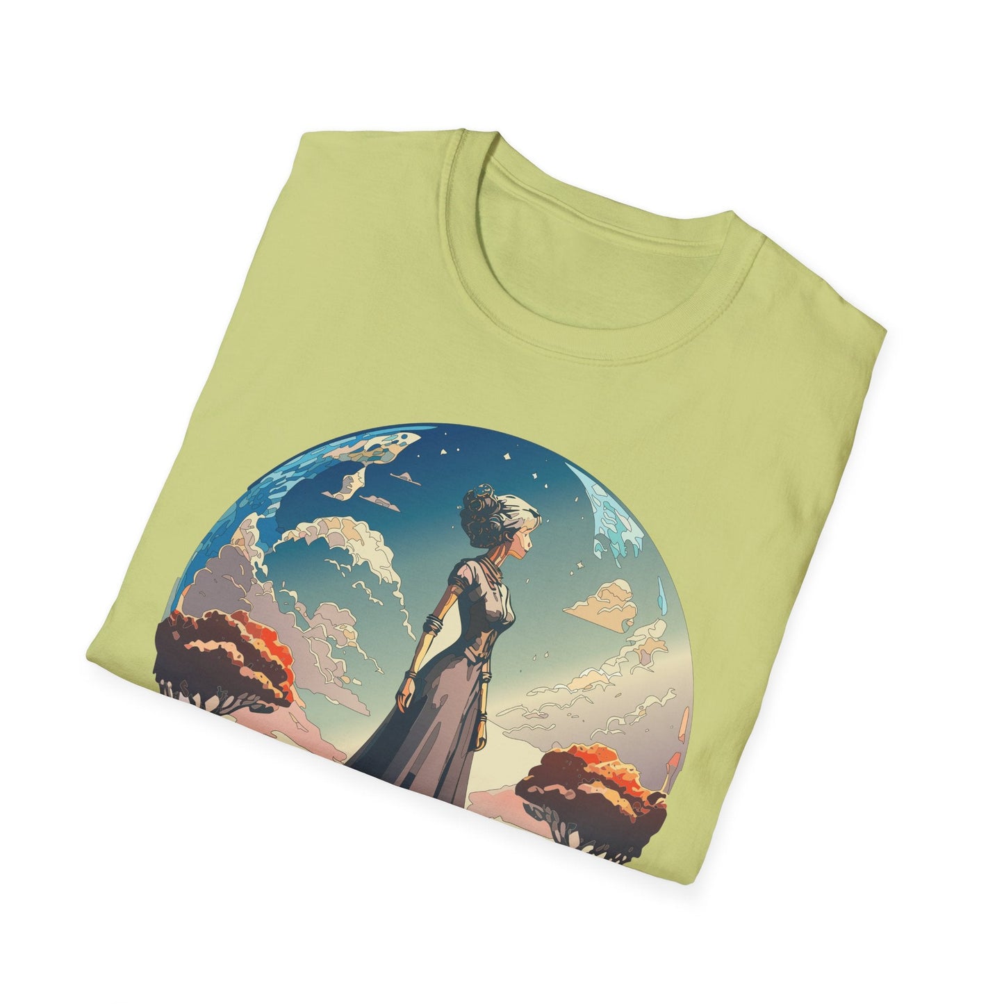 Womens Graphic T Shirt Art Design Tee Gildan Softstyle 64000 Unisex Cotton Short Sleeve