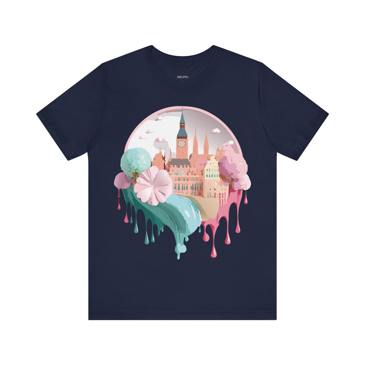 Unisex Cotton Bella+Canvas Tee with Prague